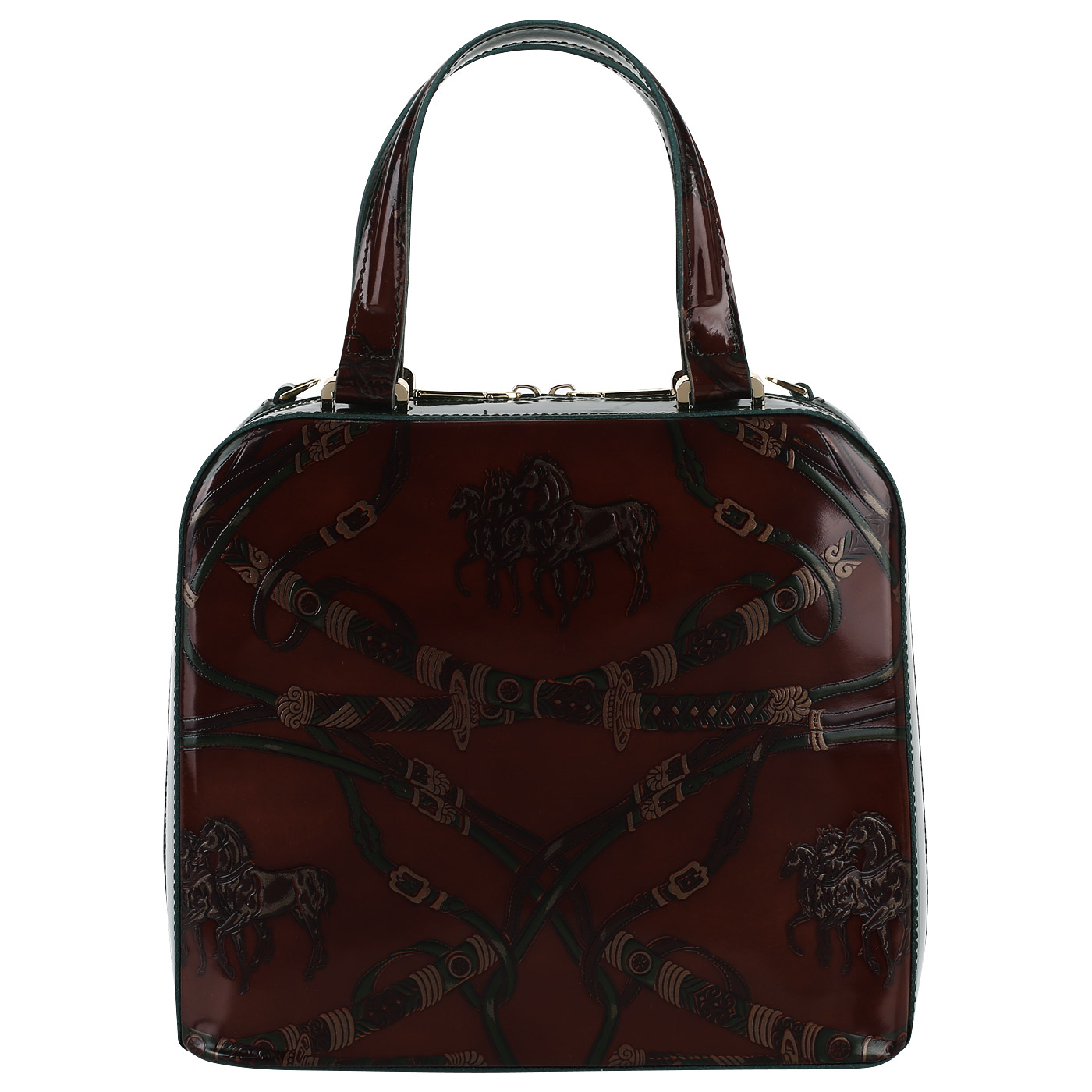 Gilda Tonelli Женская сумка из комбинированной кожи