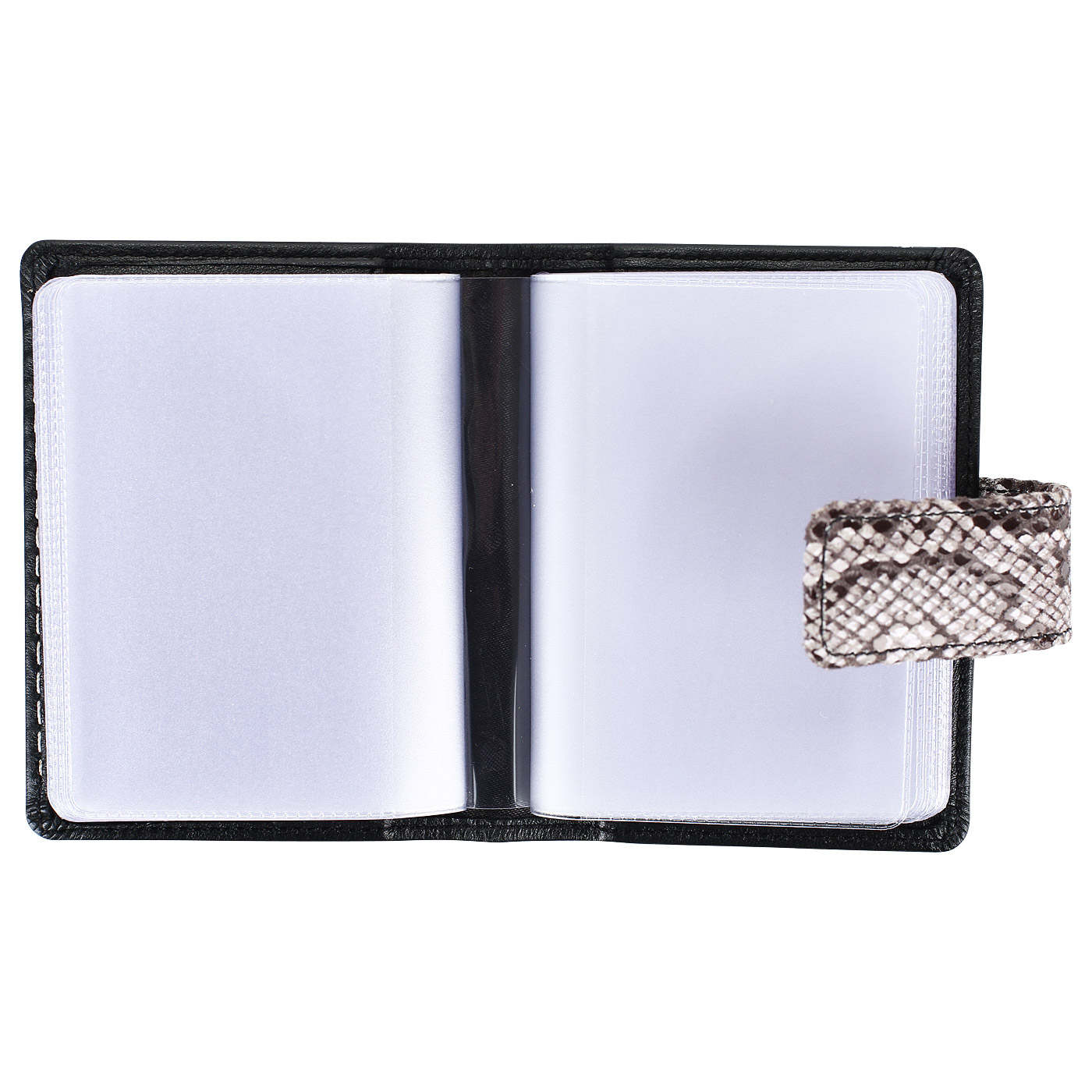 Черная женская визитница Chatte Tiffany