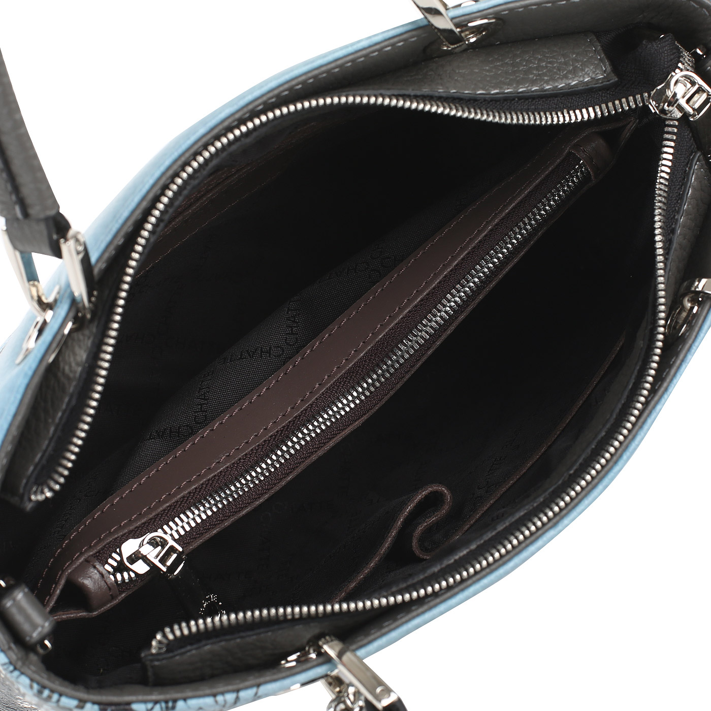 Принтовая сумка с брелоком Chatte 