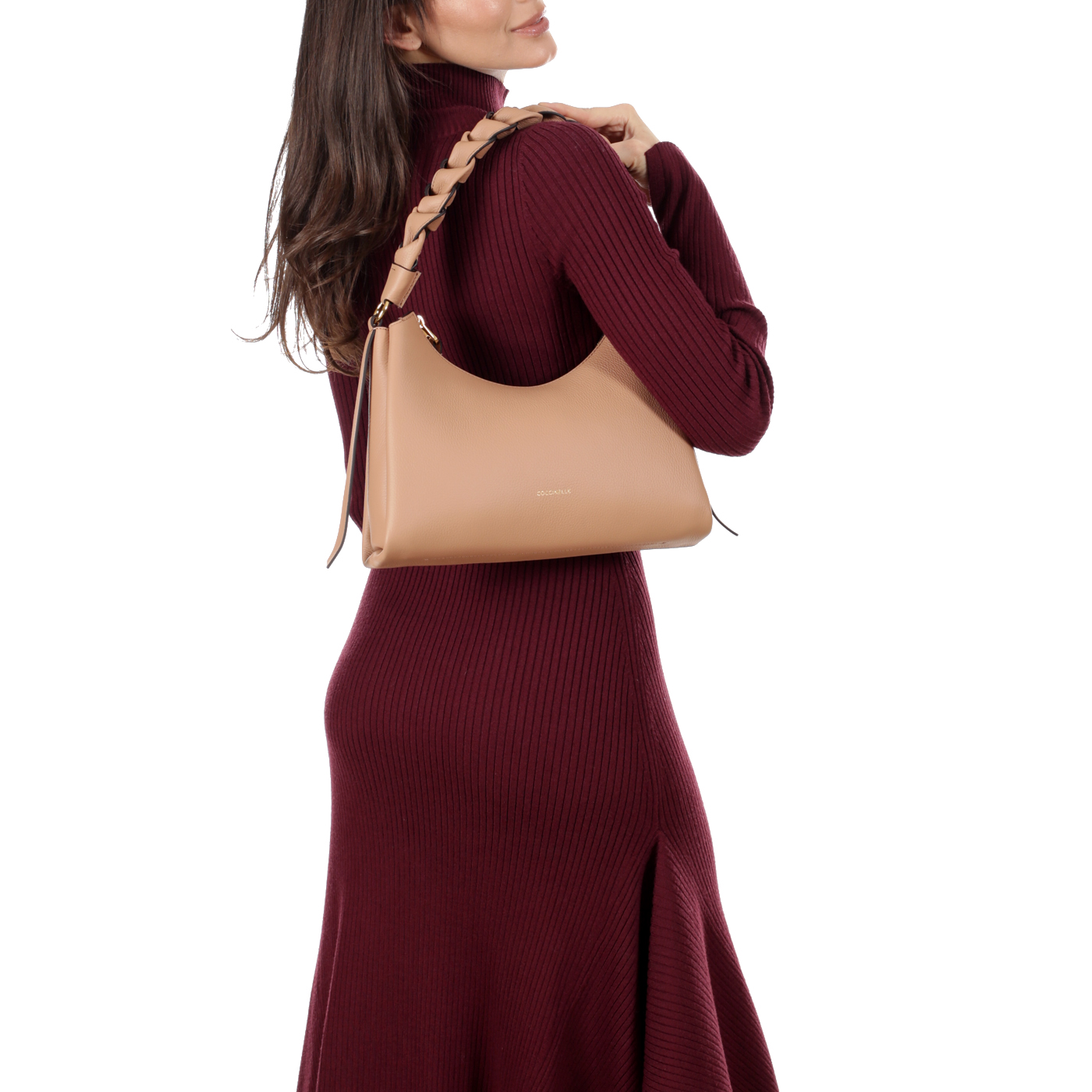 Кожаная сумка Coccinelle Boheme Grana Double