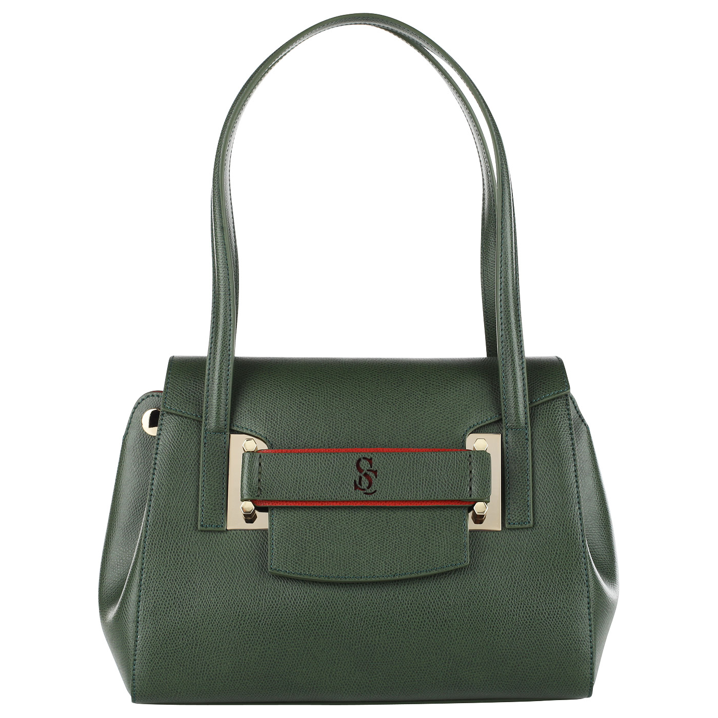 Carlo Salvatelli Тисненая сумка