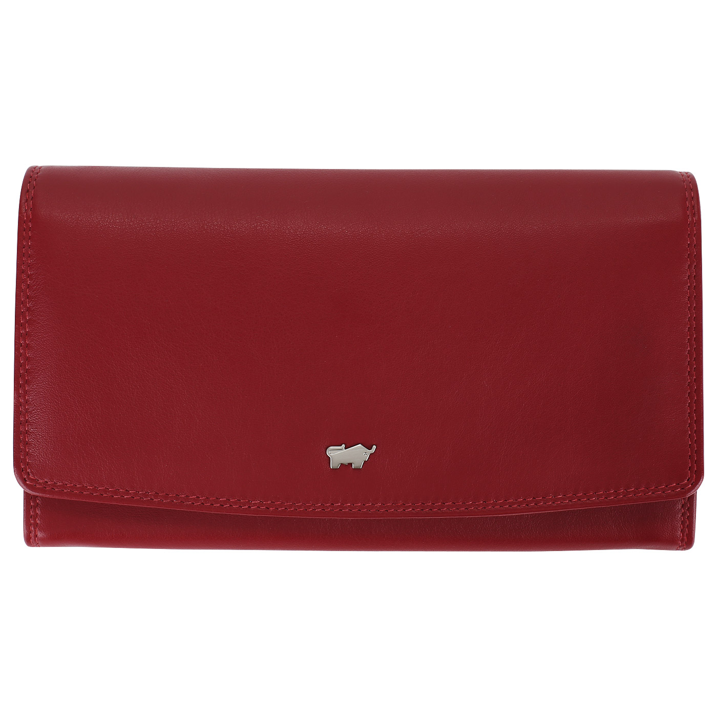 Braun Buffel Красное портмоне на кнопке
