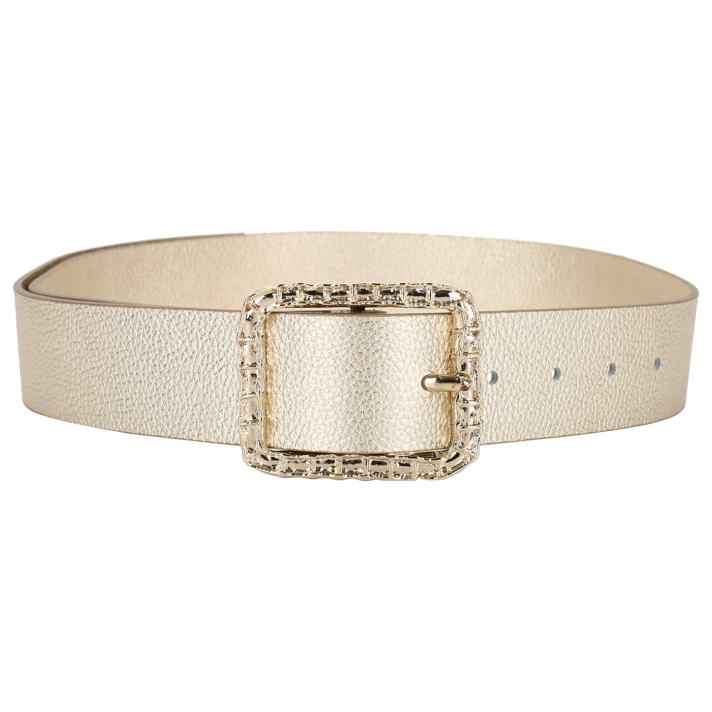 Marina Creazioni Золотистый кожаный ремень