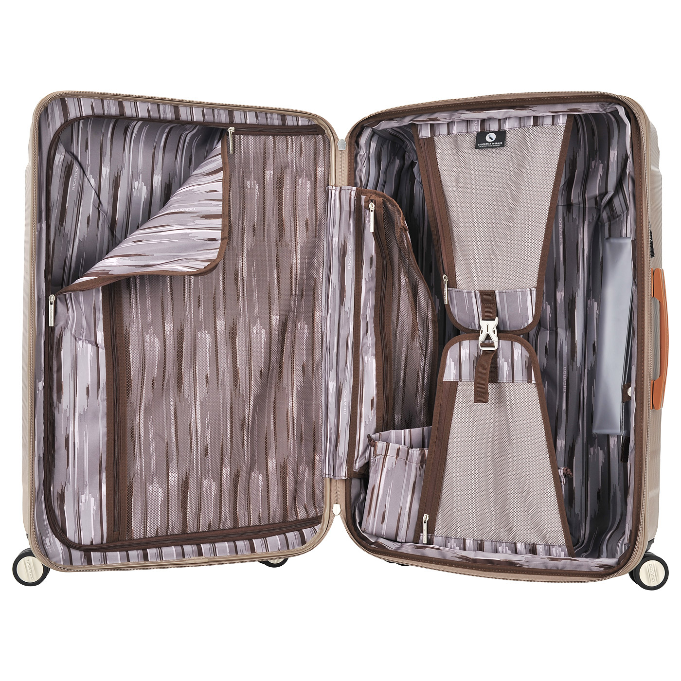 Чемодан большой L из поликарбоната Makrolon с кодовым замком Ricardo Ocean Drive