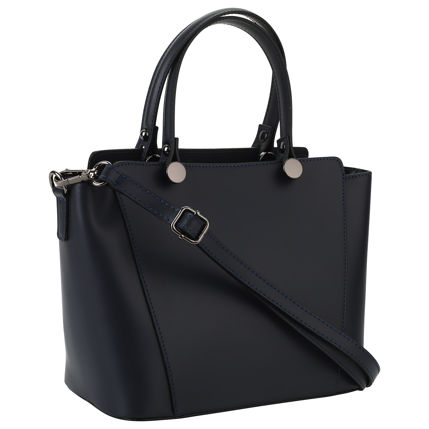 Синяя кожаная сумка Sara Burglar Diva