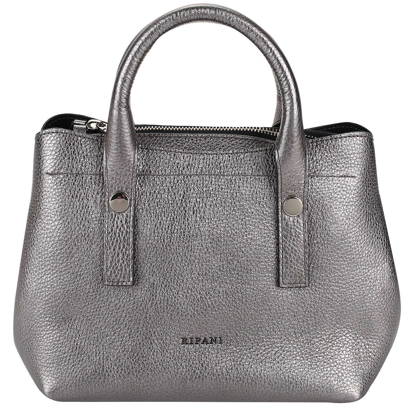 Ripani Компактная сумочка из металлизированной кожи