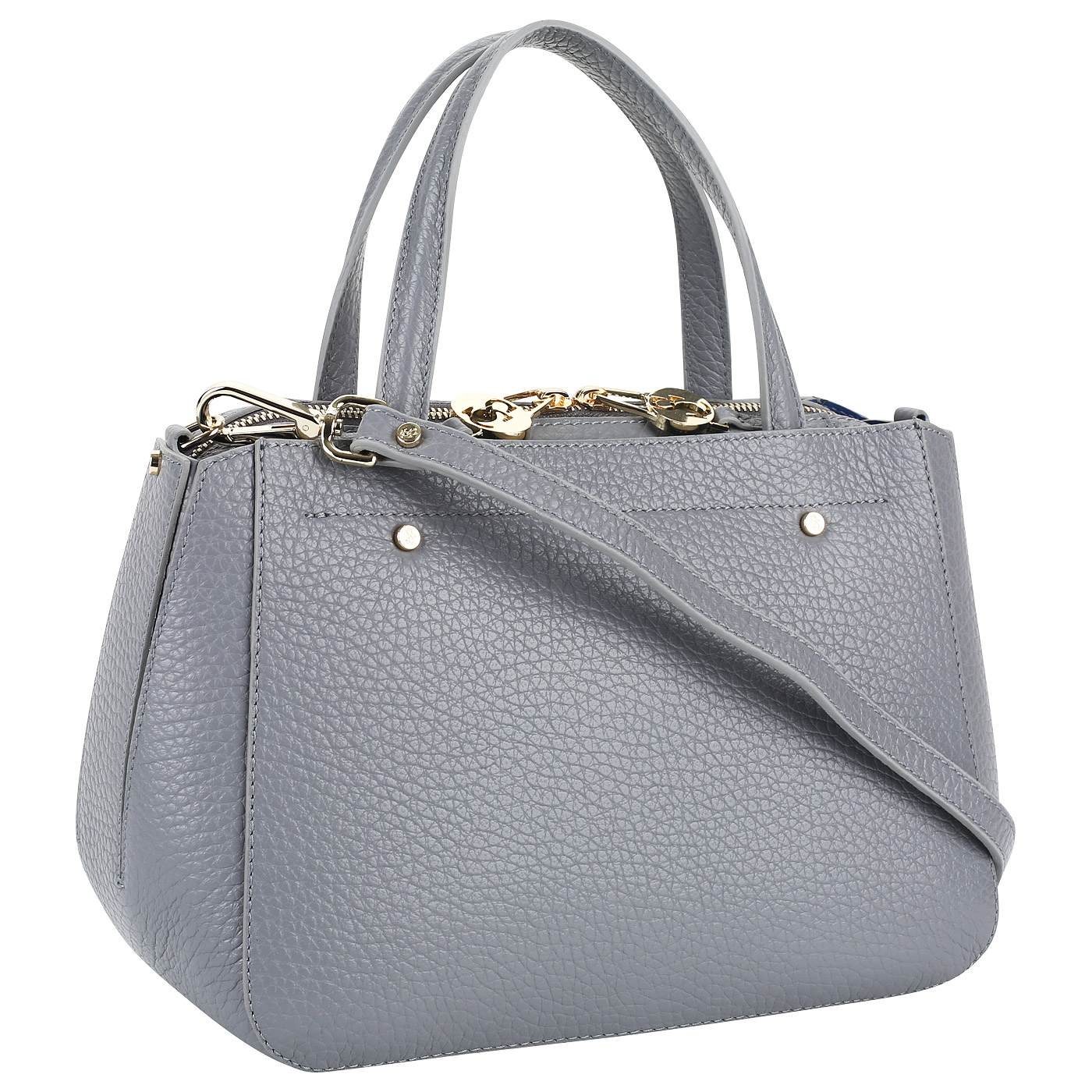 Кожаная сумка со съемным ремешком Carlo Salvatelli Cervino