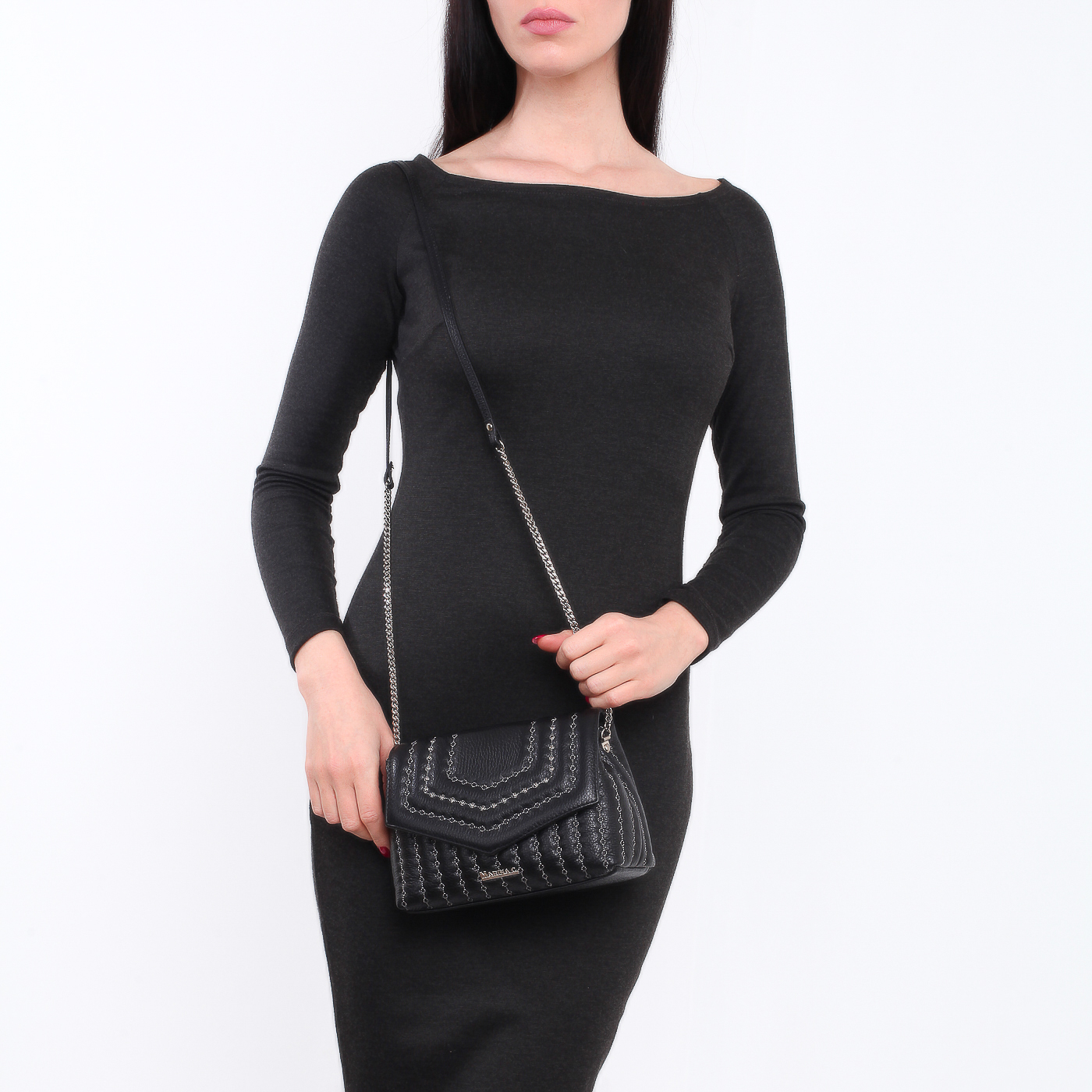 Мягкая кожаная сумочка Marina Creazioni 