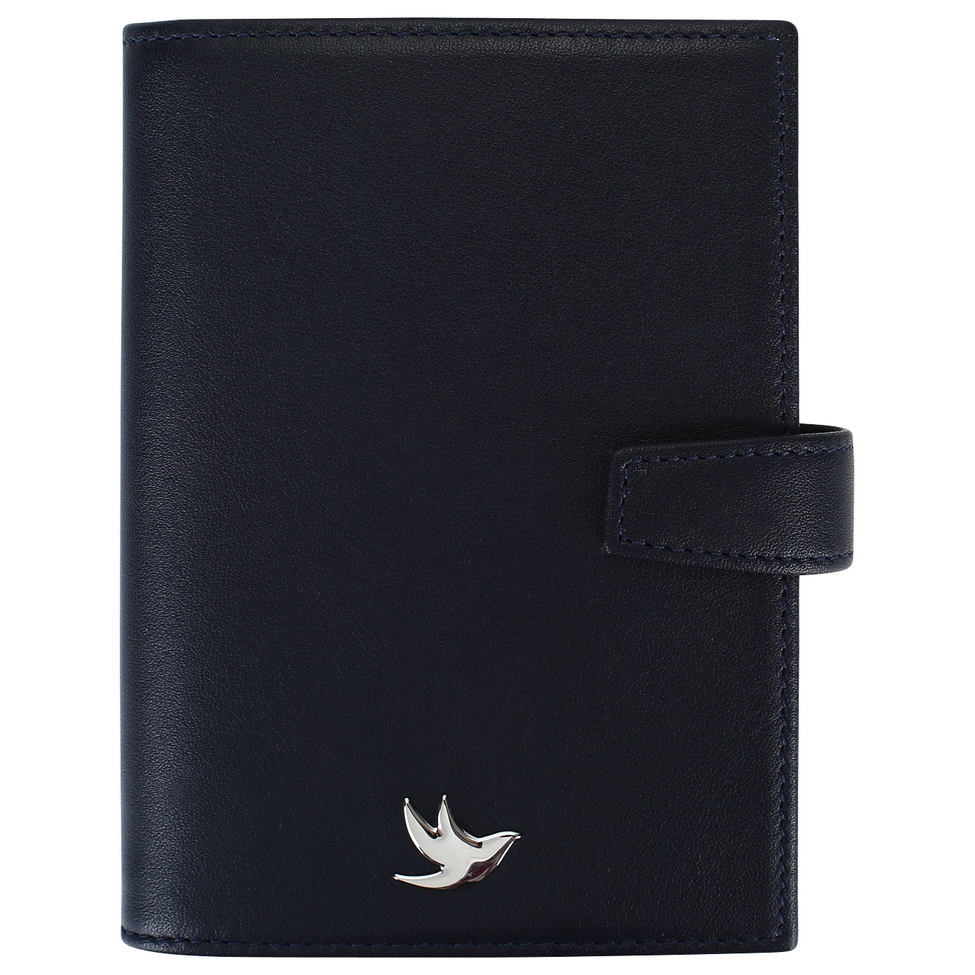 Aurelli Кожаная обложка на кнопке для паспорта и автодокументов