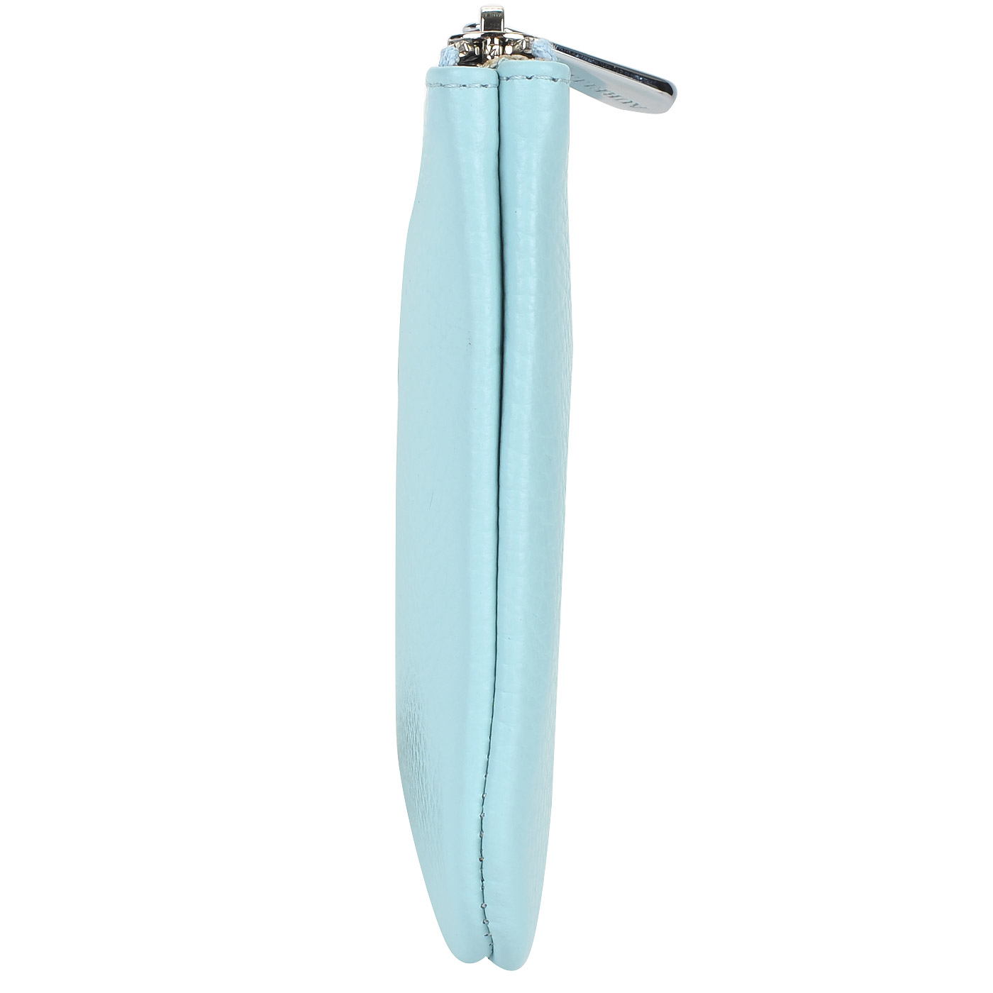 Голубая женская кожаная косметичка Aurelli 