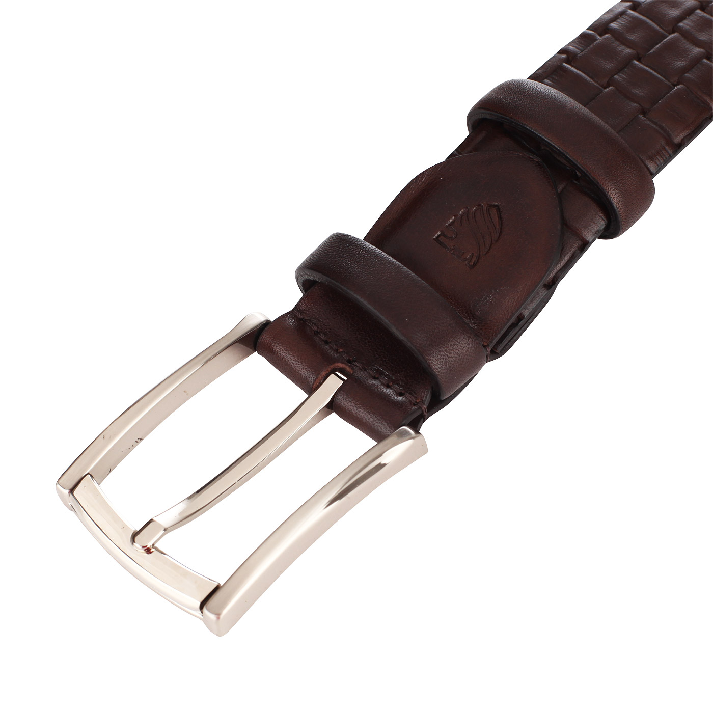 Коричневый кожаный ремень Mayrhoff 