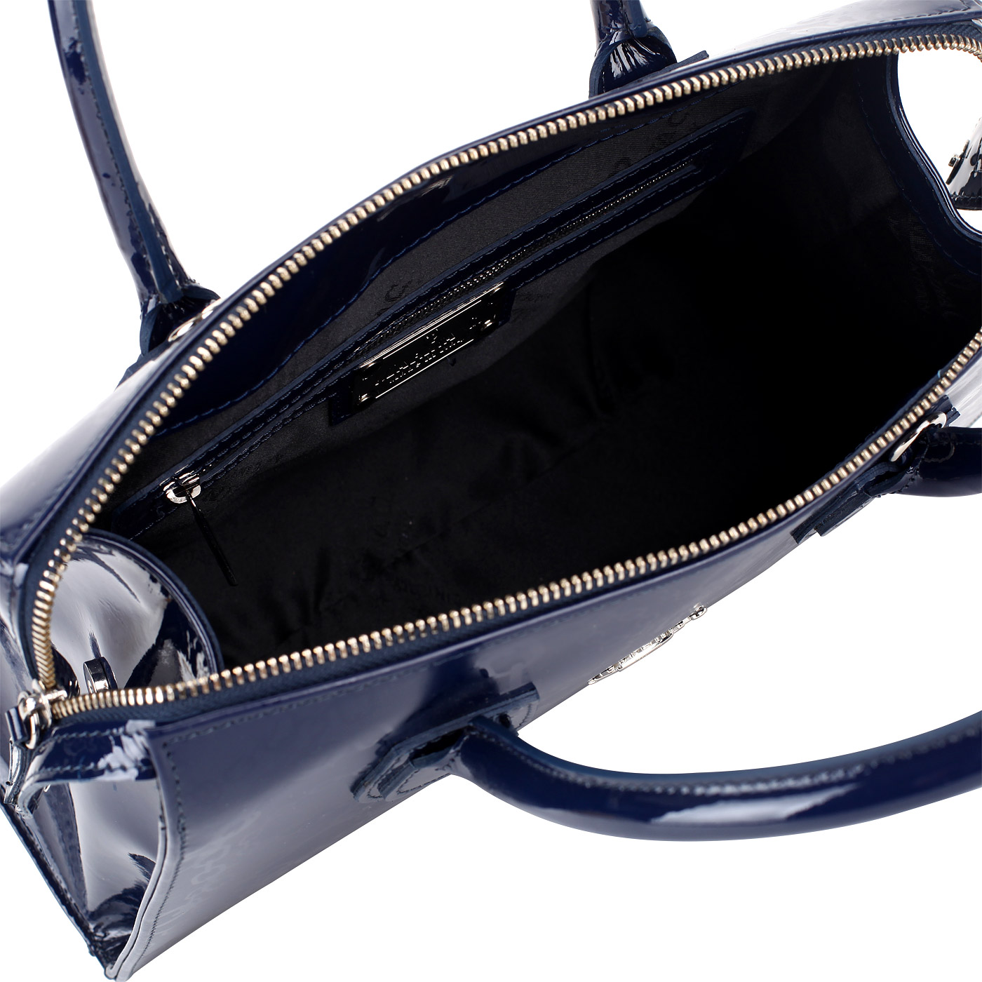 Лакированная кожаная сумка Marina Creazioni 