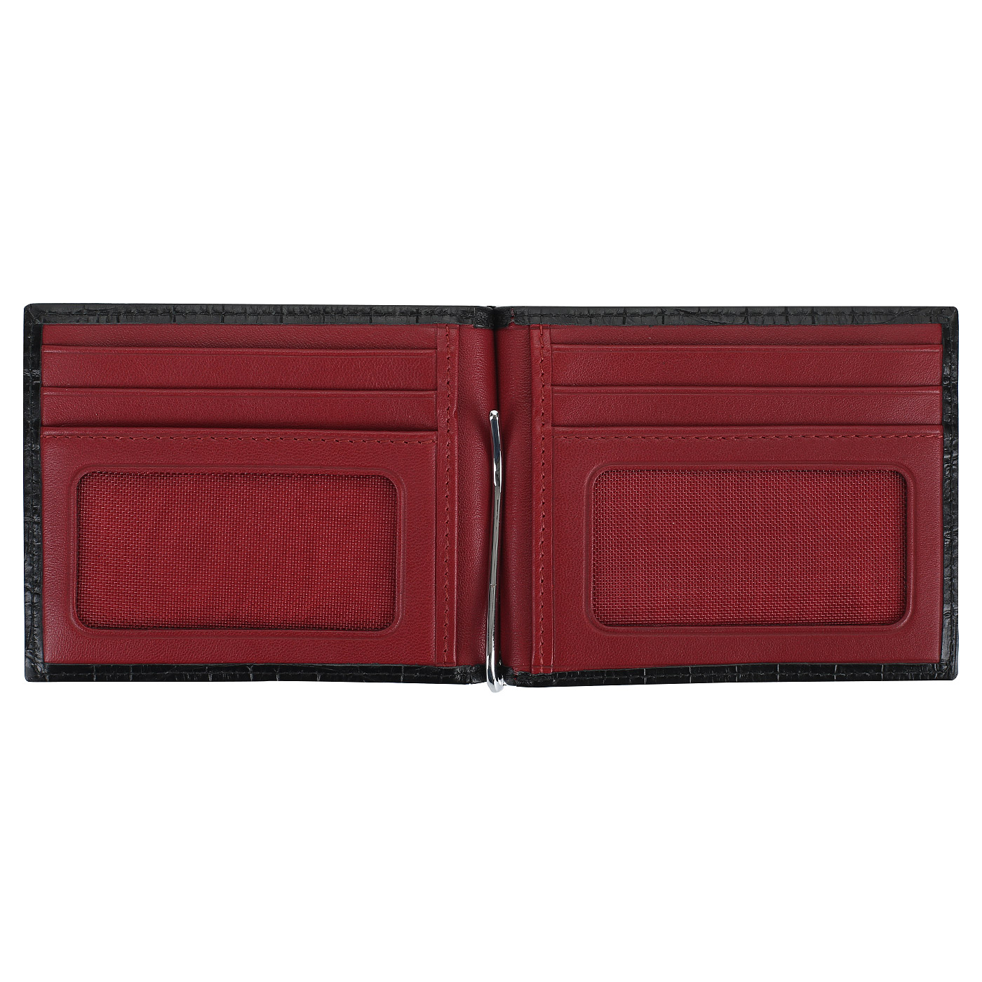 Зажим для денег с отделкой под крокодила Neri Karra 