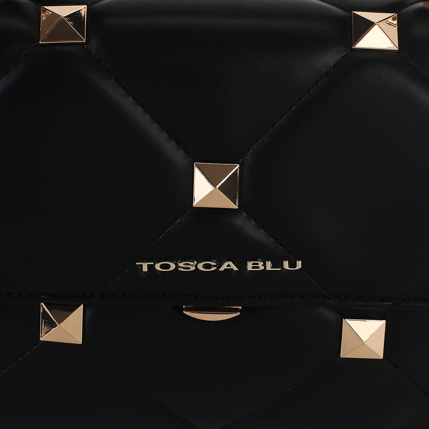 Стеганая сумочка с откидным клапаном Tosca Blu Ranunculo