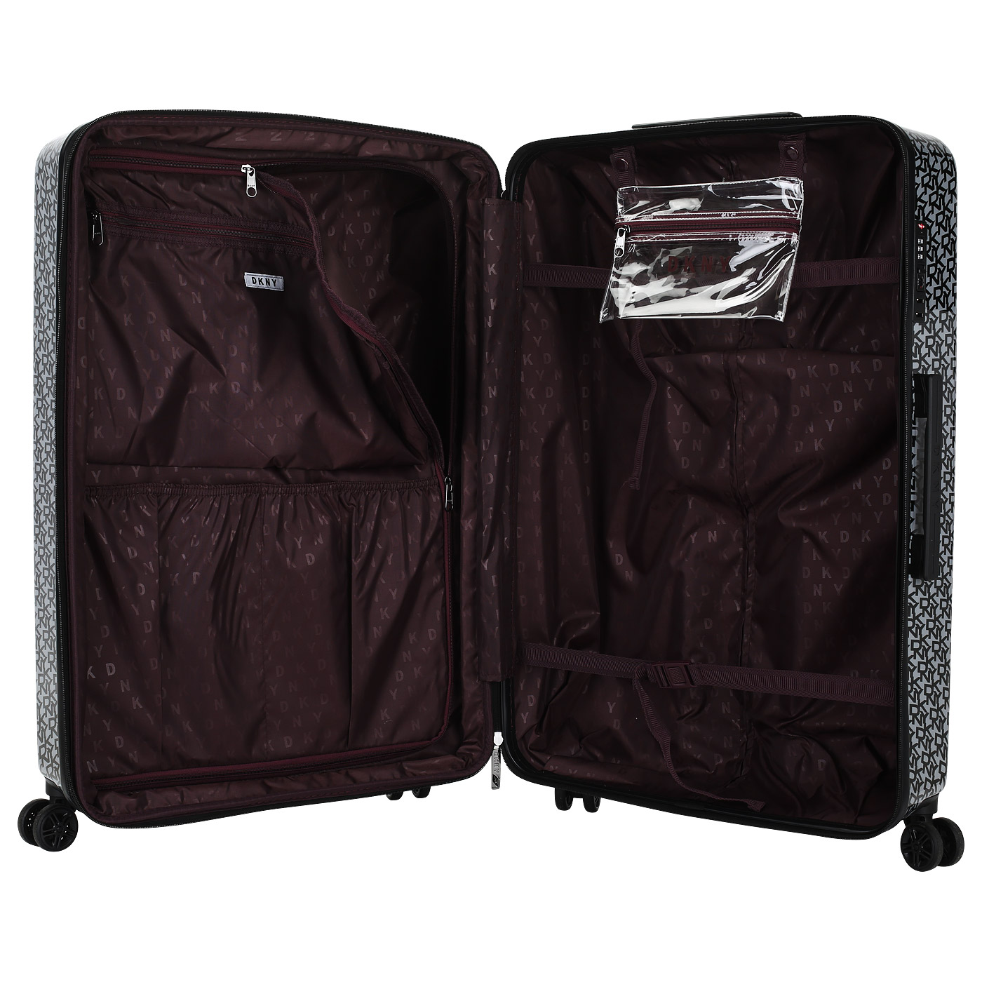 Чемодан большой L из ABS-пластика с кодовым замком DKNY DKNY-069 Vintage Signature Hardside