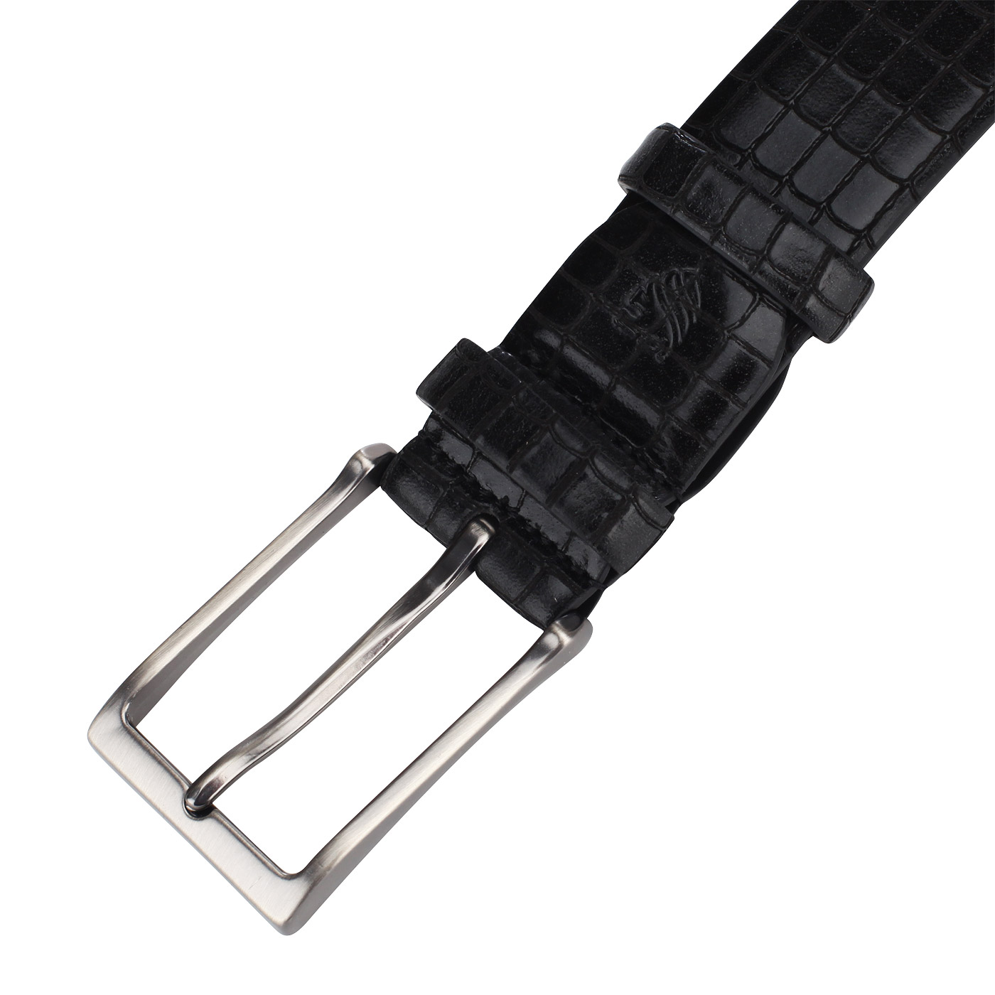 Кожаный ремень с тиснением Mayrhoff 