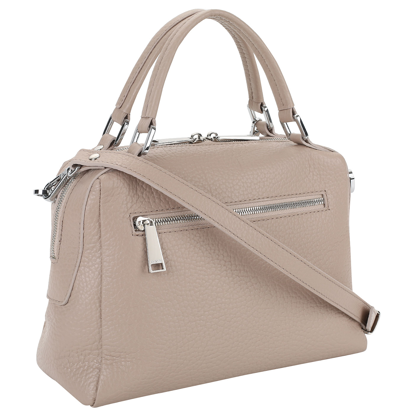 Розово-бежевая сумка Chatte Marseille