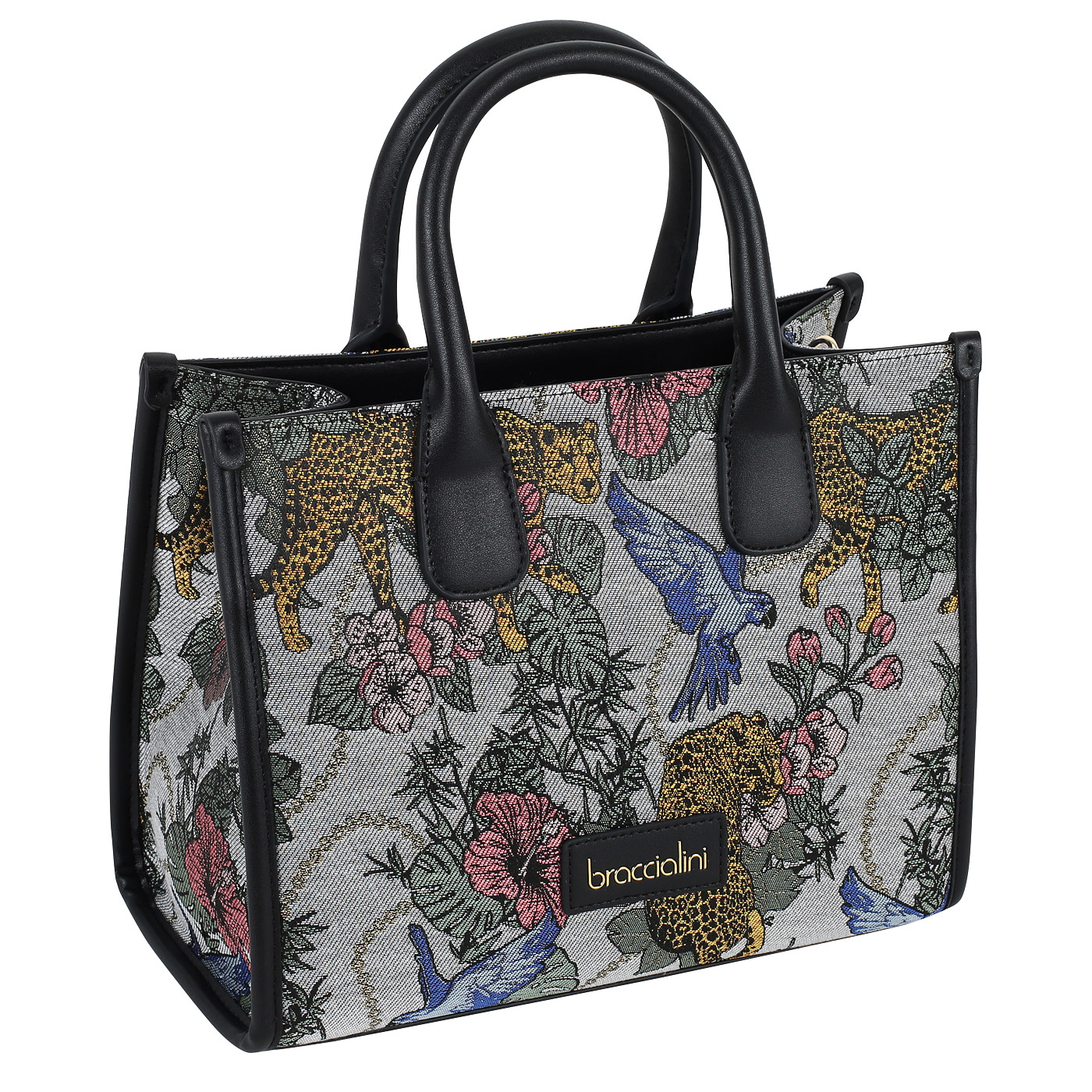 Сумка с двумя ручками Braccialini Jacquard