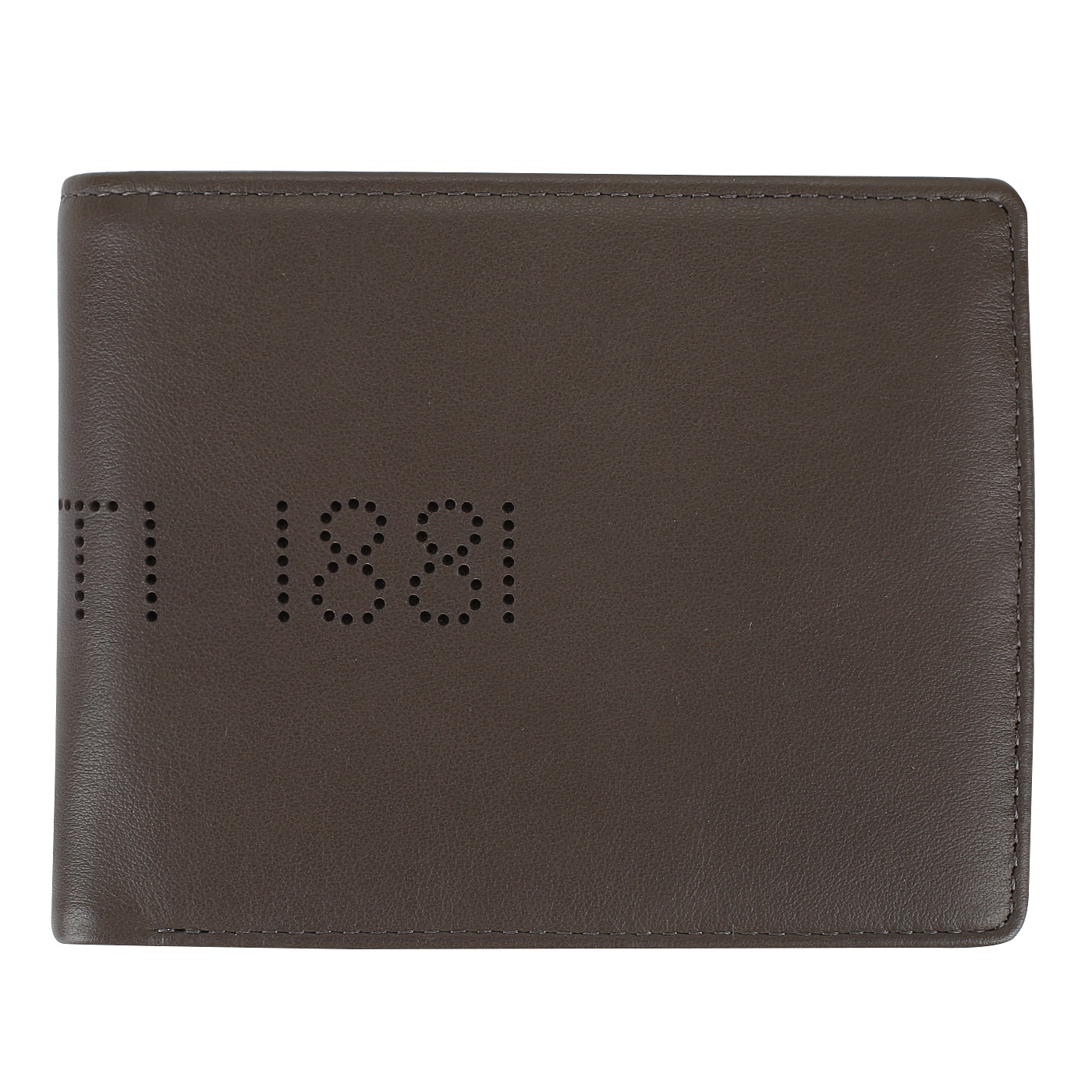 Cerruti 1881 Коричневое мужское портмоне из кожи