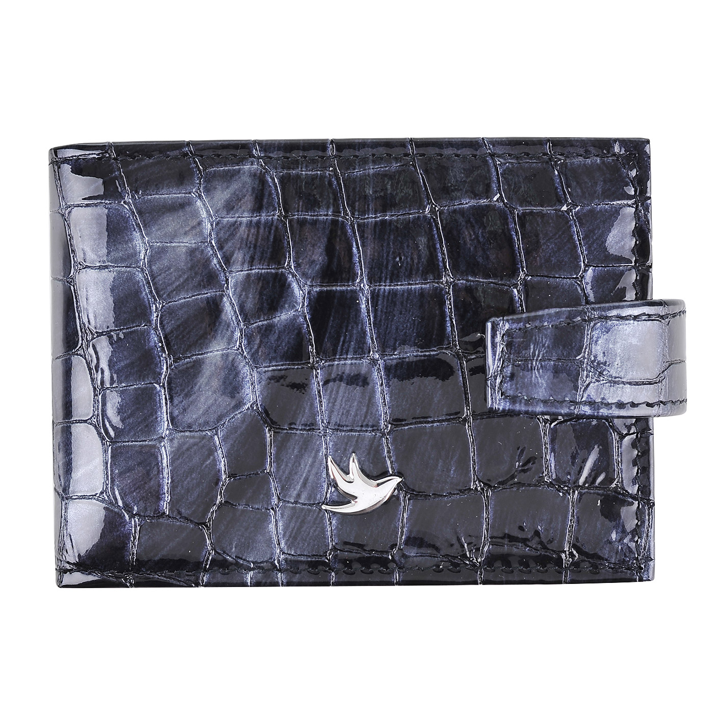 Aurelli Визитница с отделкой под крокодиловую кожу