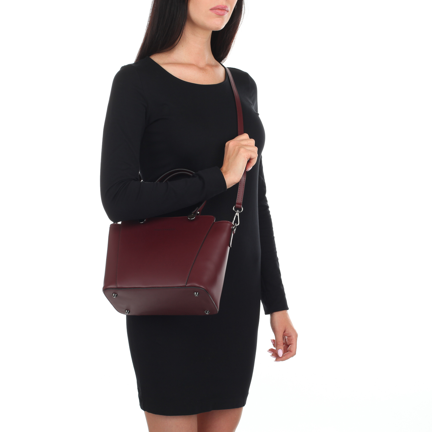 Кожаная сумка на молнии Sara Burglar Diva