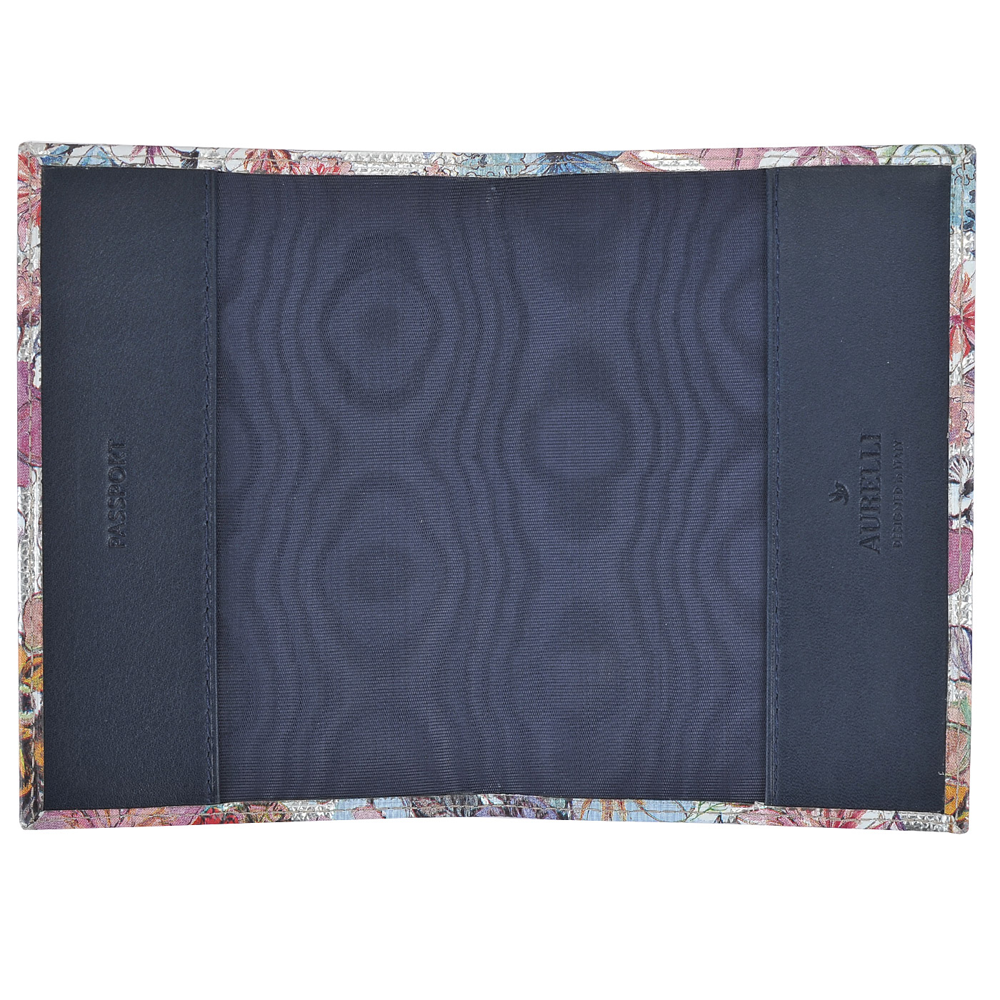 Кожаная обложка для паспорта Aurelli Luna fiore