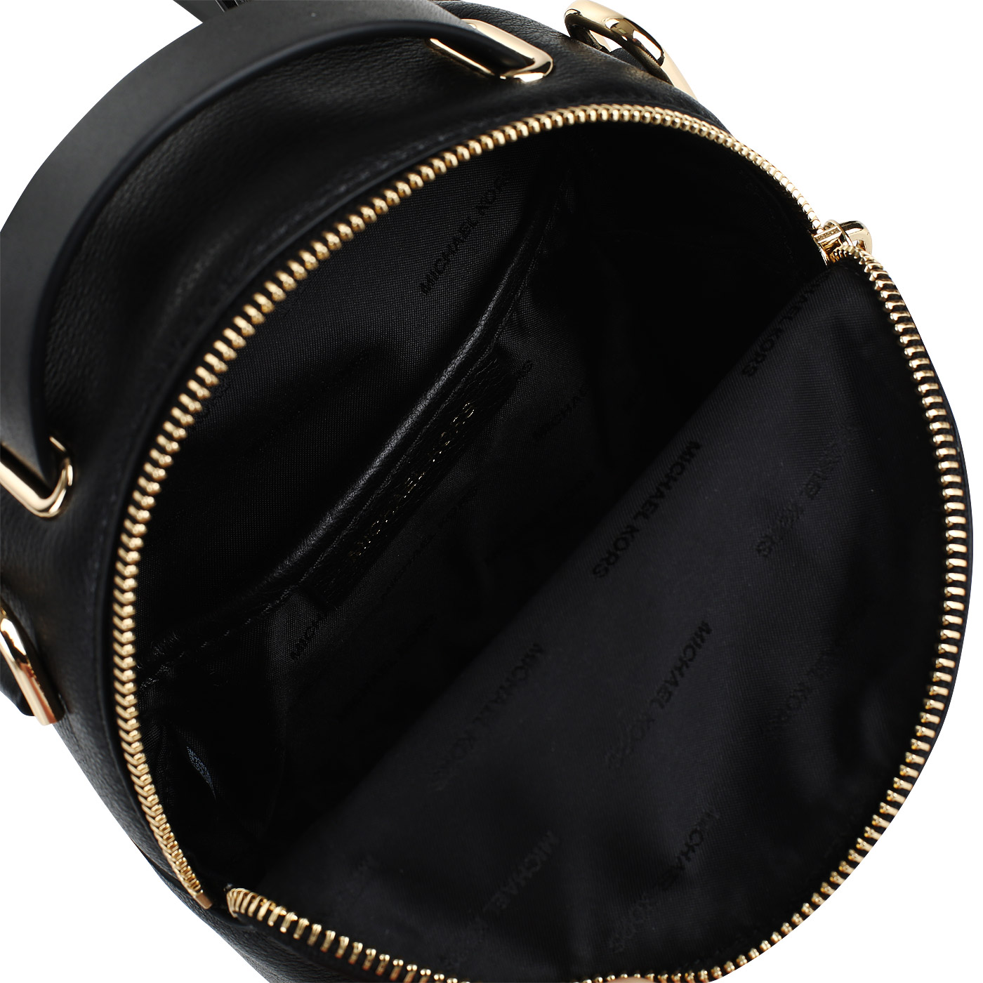 Черный кожаный рюкзачок Michael Kors Jessa