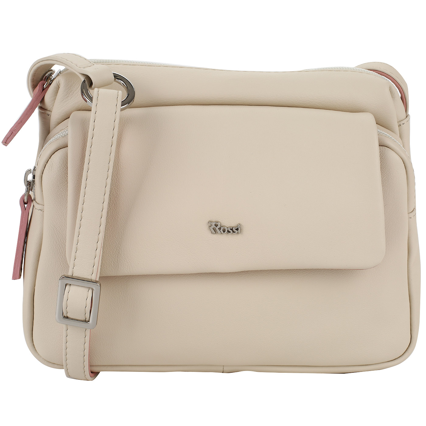 Bruno Rossi Кремовая сумка с двумя отделами