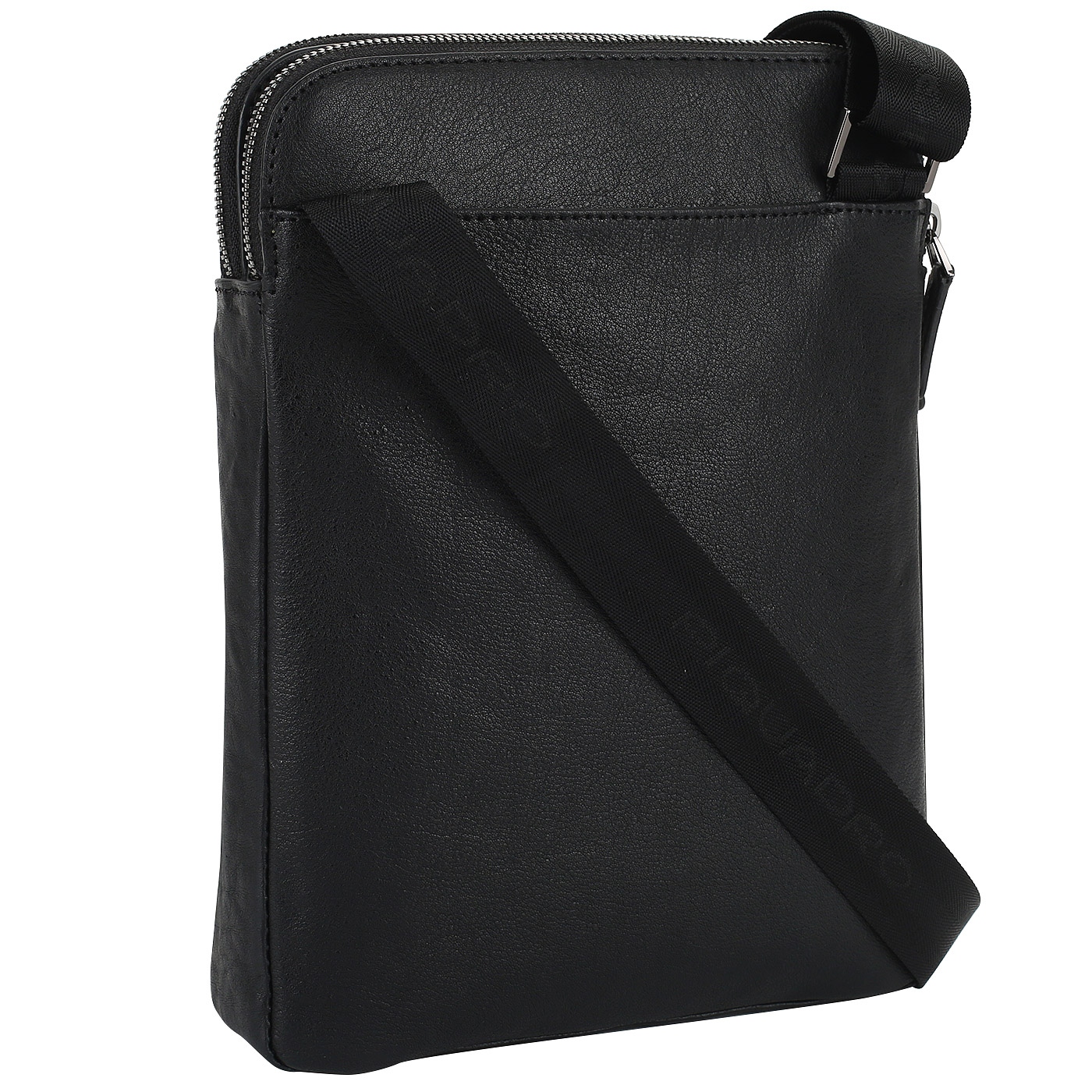Кожаная сумка-планшет Piquadro Black square