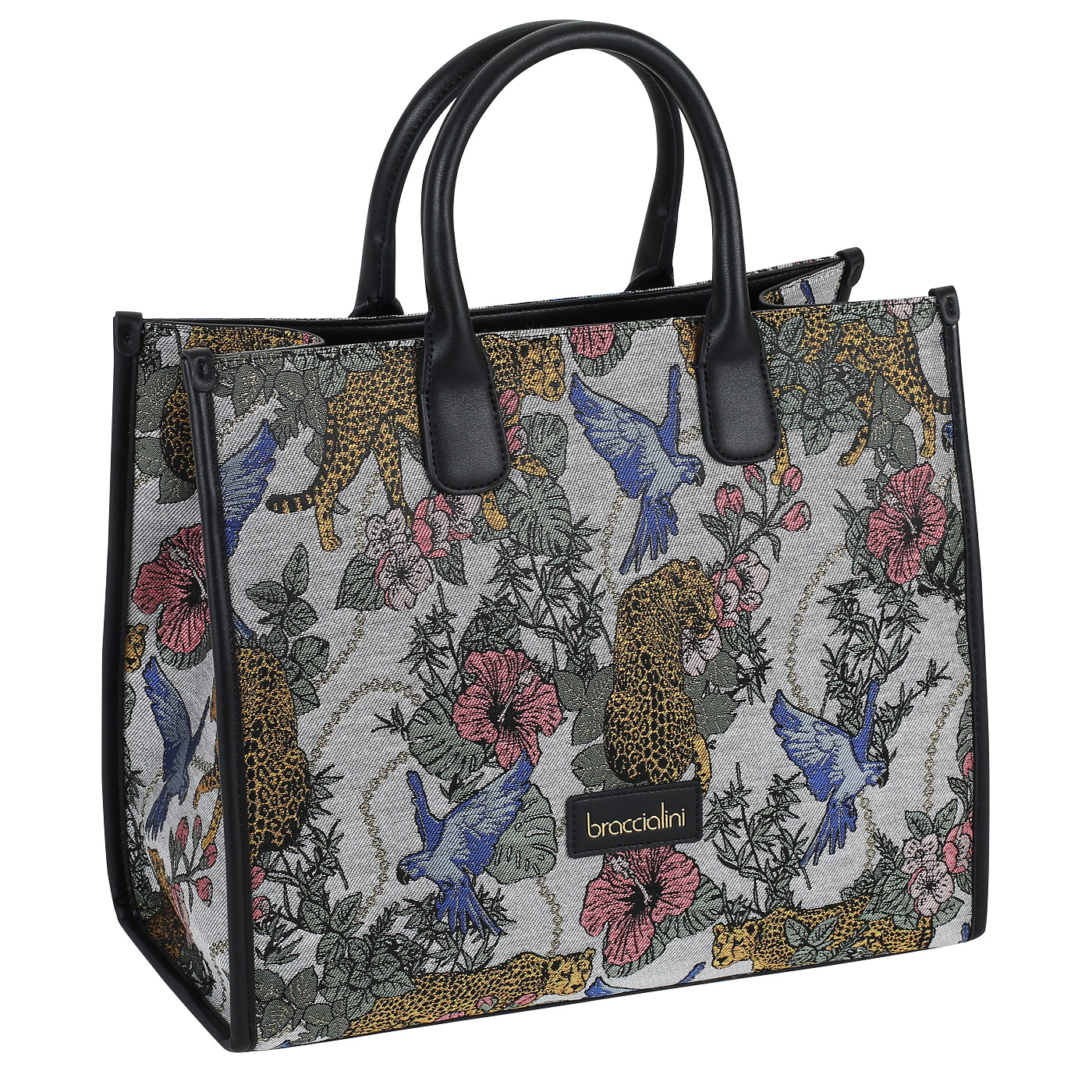 Текстильная сумка Braccialini Jacquard