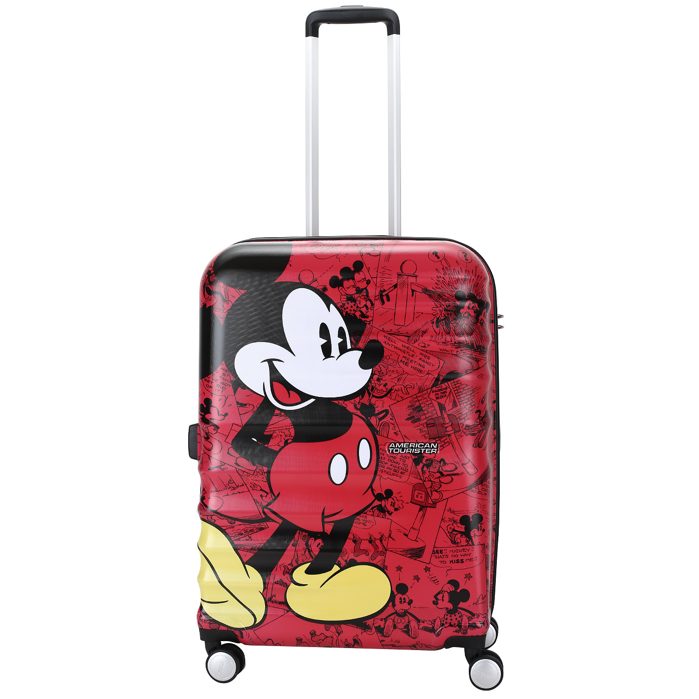 Красный чемодан на молнии American Tourister Disney Legends