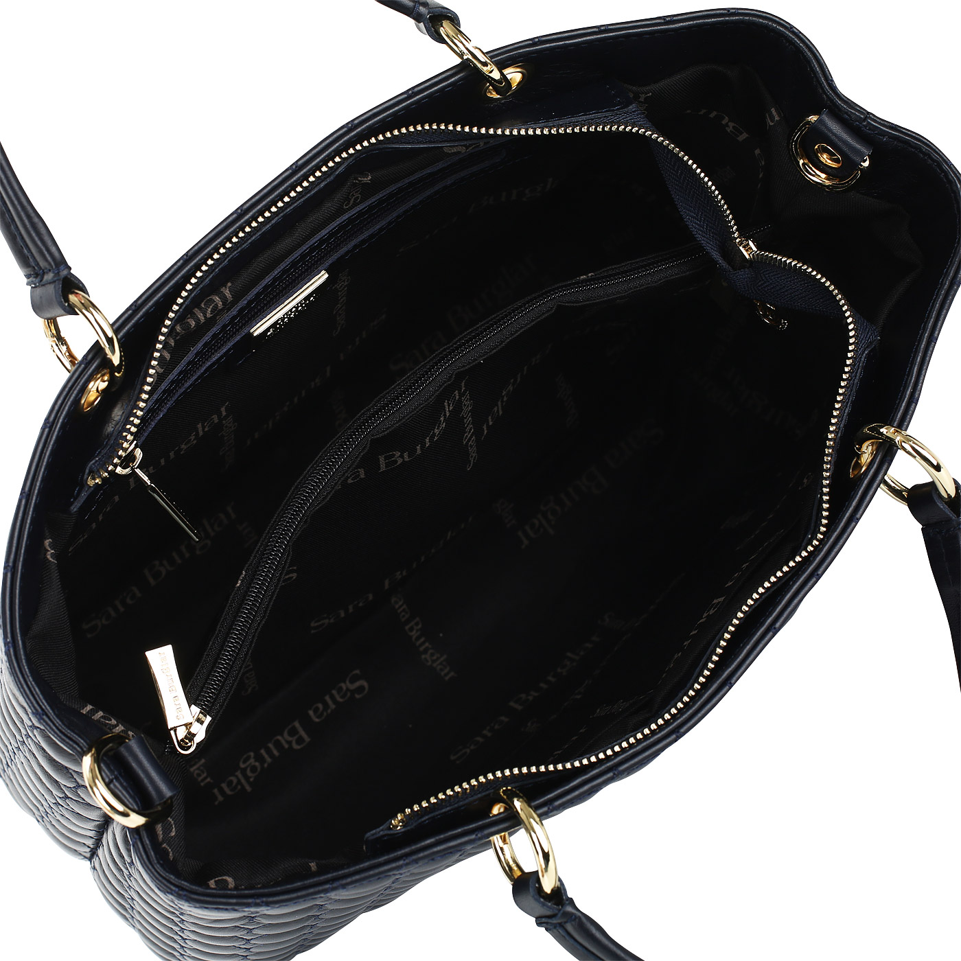 Кожаная сумка Sara Burglar Helen Ricamo