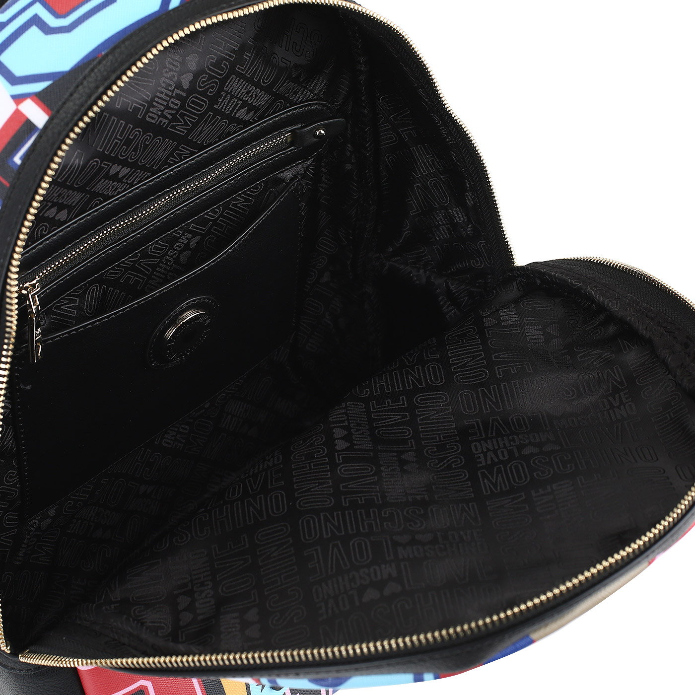 Рюкзак с регулируемыми лямками Love Moschino Graphic Alphabet