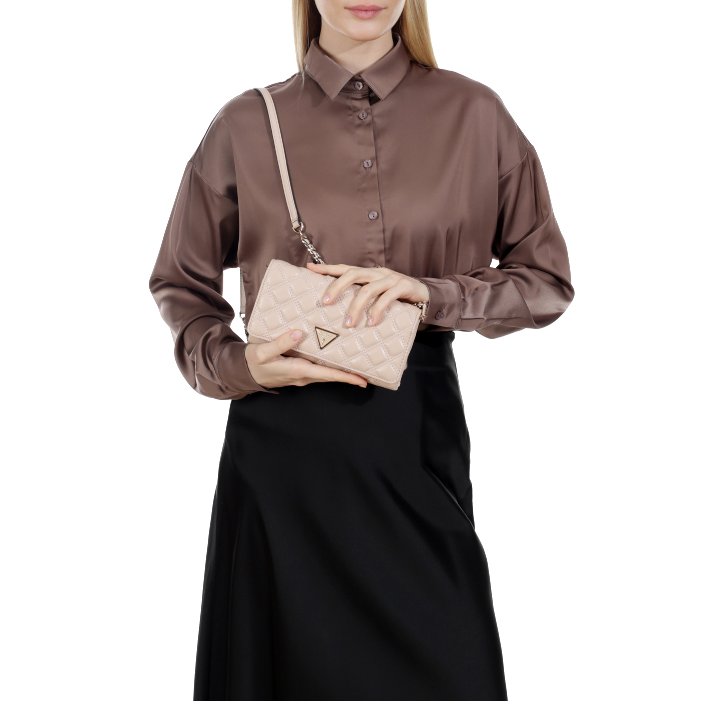 Сумка через плечо с цепочкой Guess Giully