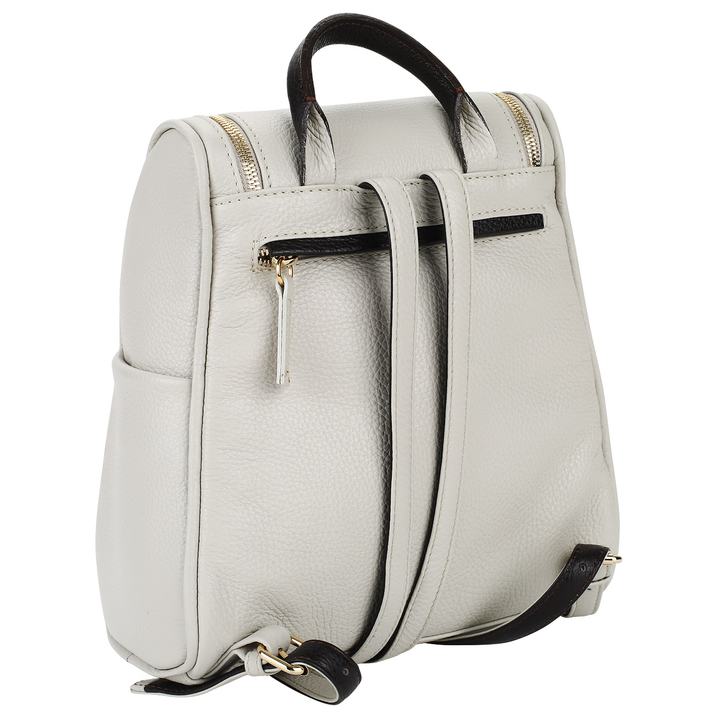 Кожаный рюкзак с регулируемыми лямками Bruno Rossi 