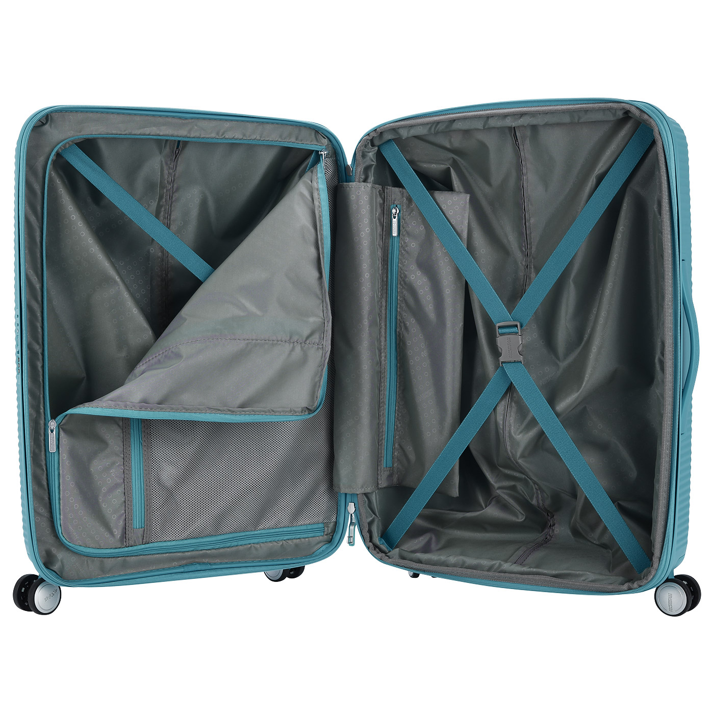 Чемодан средний M из полипропилена с кодовым замком American Tourister Soundbox