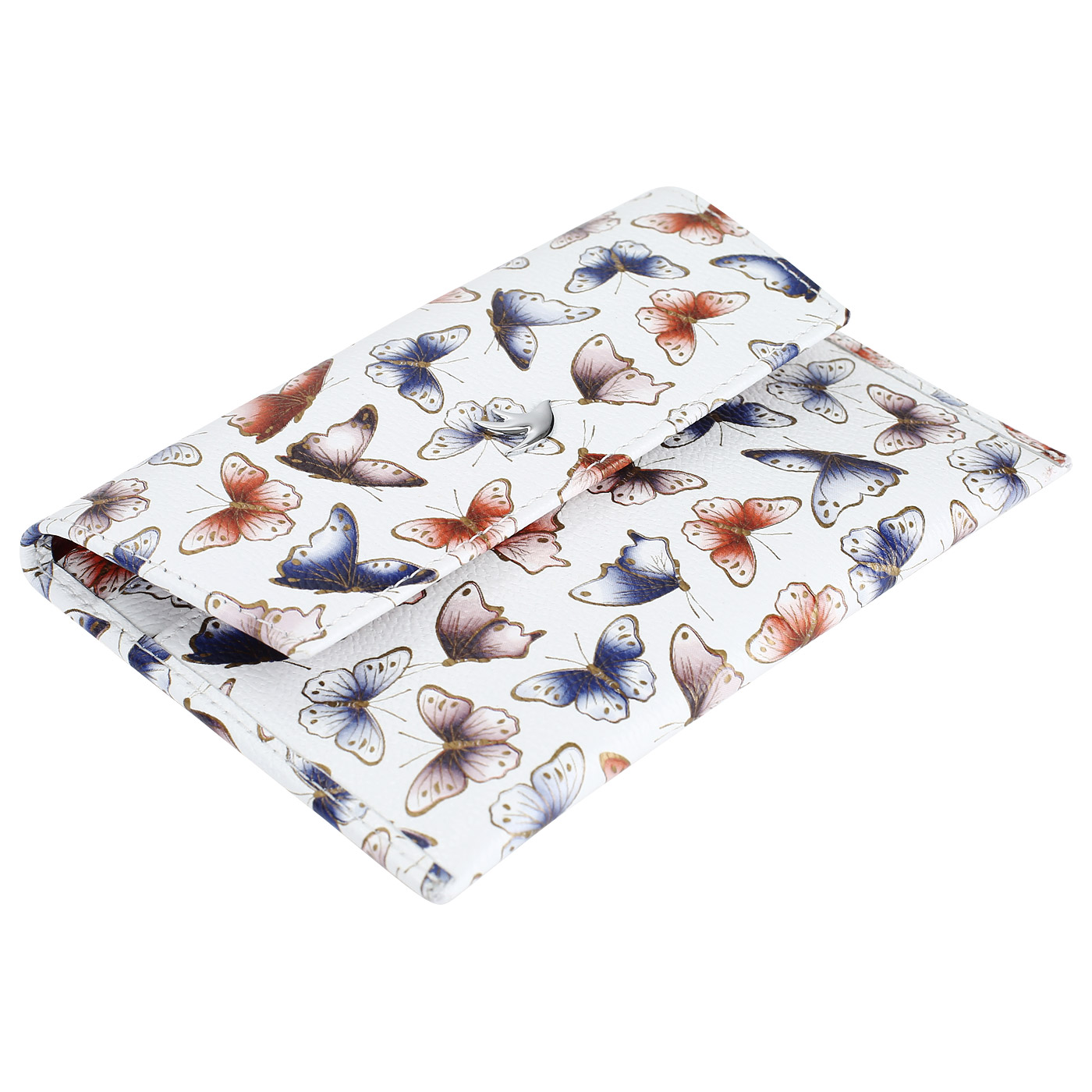 Кожаная обложка-конверт для автодокументов и паспорта Aurelli Alma fantasia