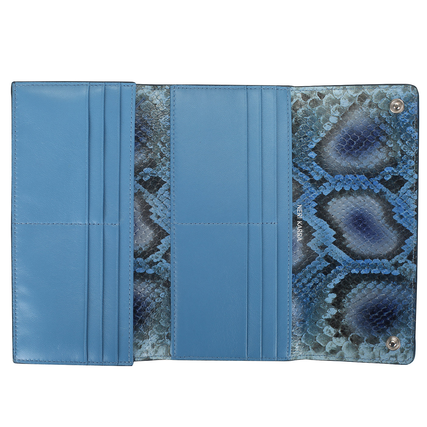 Кошелек с отделкой под кожу питона Neri Karra 