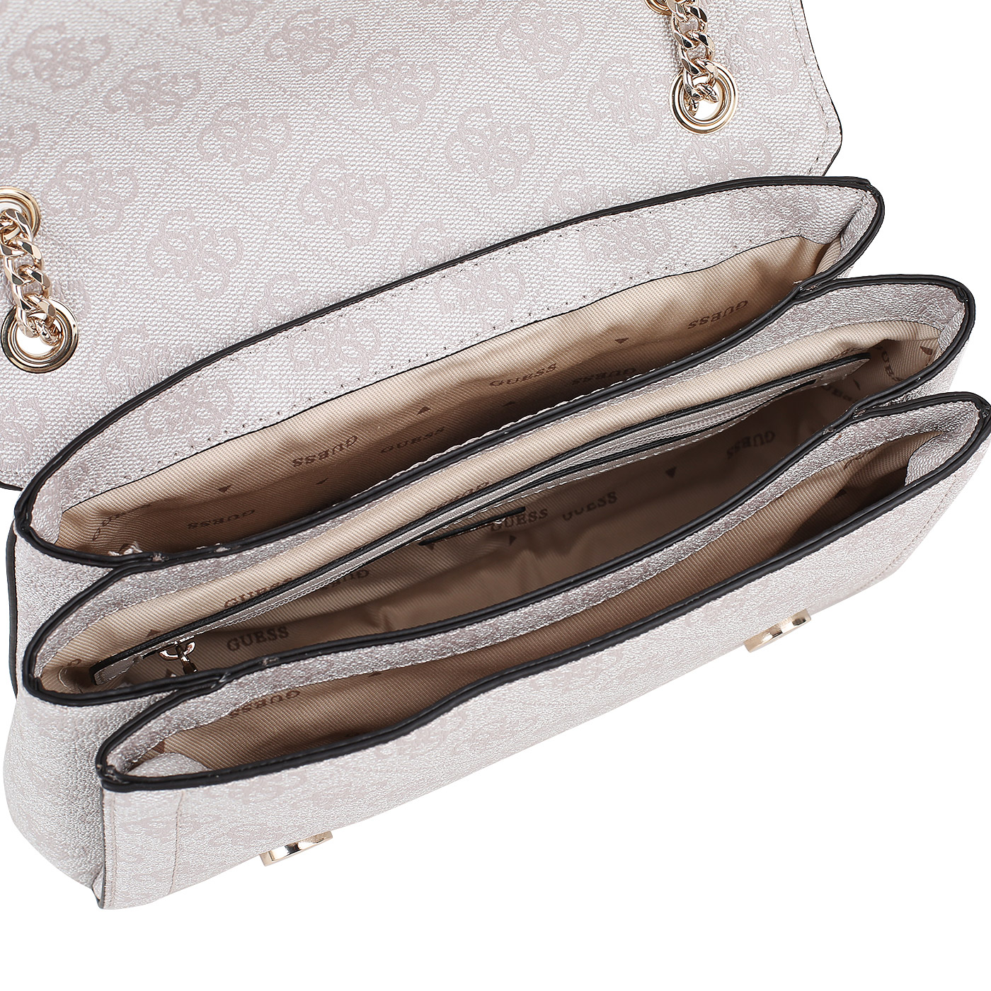 Сумка с ручками-цепочками Guess Noelle