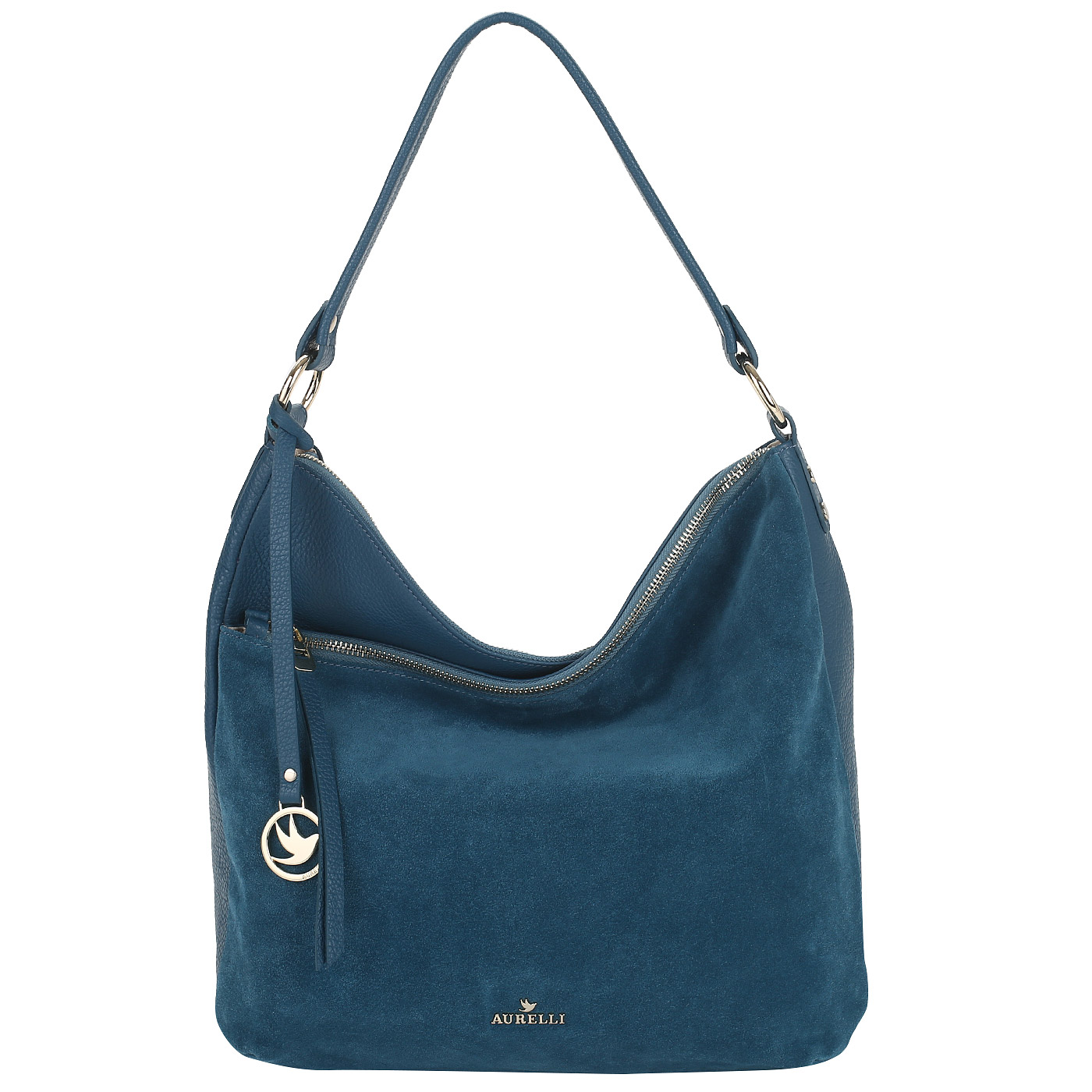 Aurelli Бирюзовая сумка с брелоком