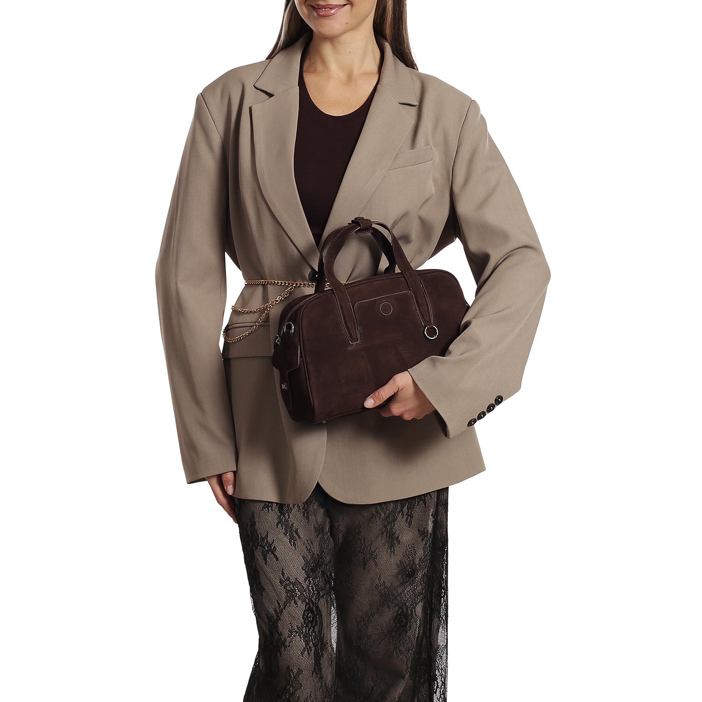 Кожаная сумка Curanni 