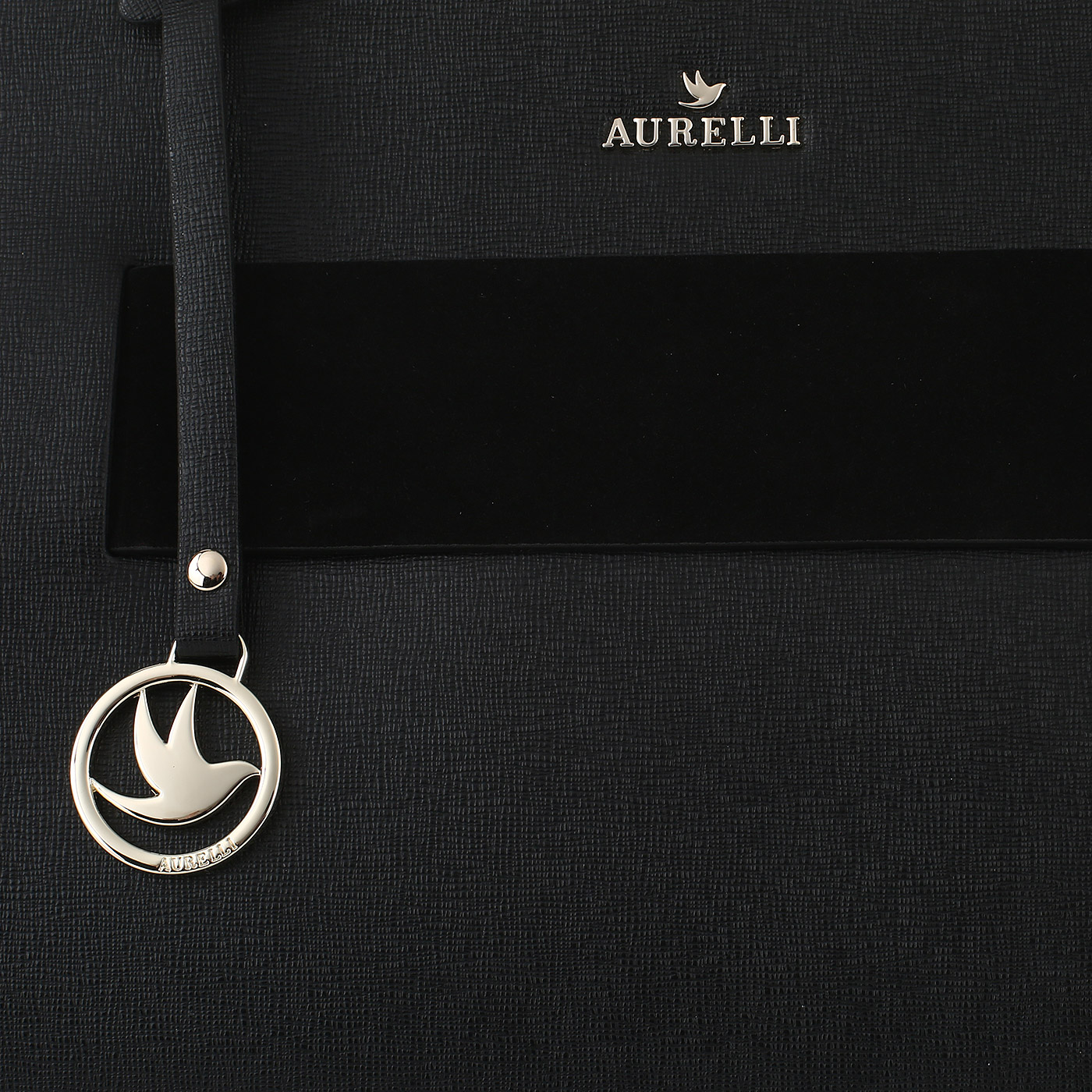 Тисненая сумка с плечевым ремешком Aurelli 