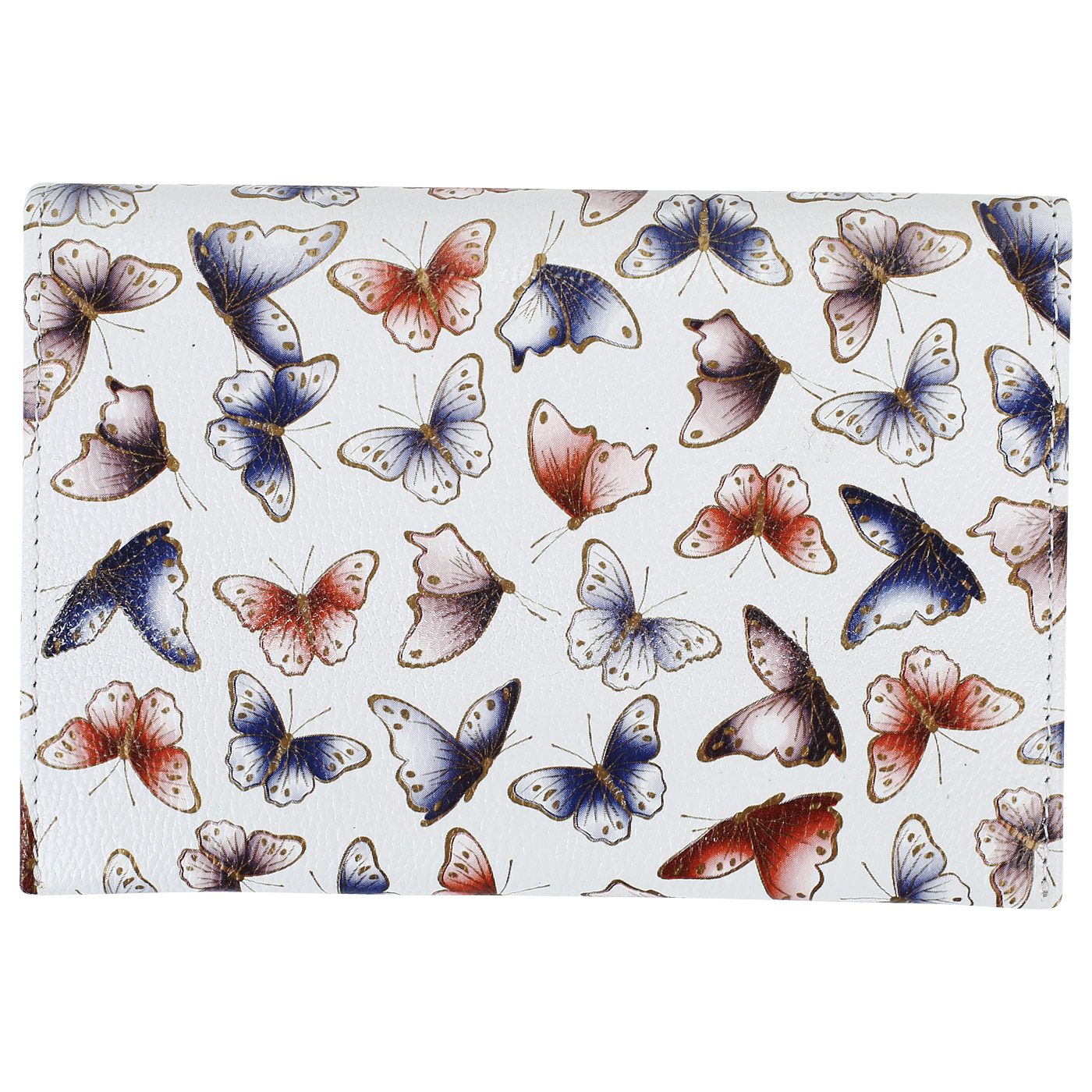 Кожаная обложка-конверт для автодокументов и паспорта Aurelli Alma fantasia