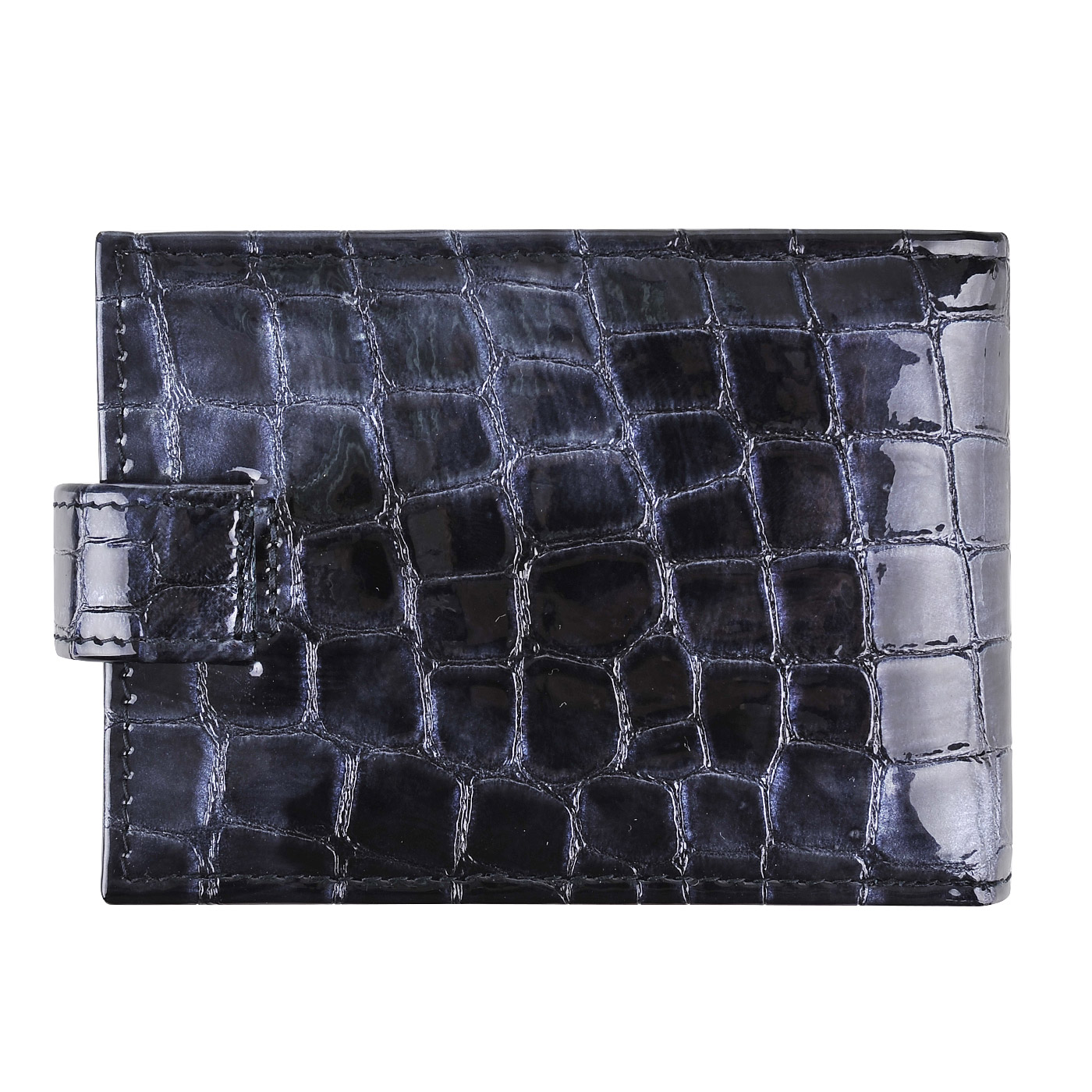 Визитница с отделкой под крокодиловую кожу Aurelli Divine