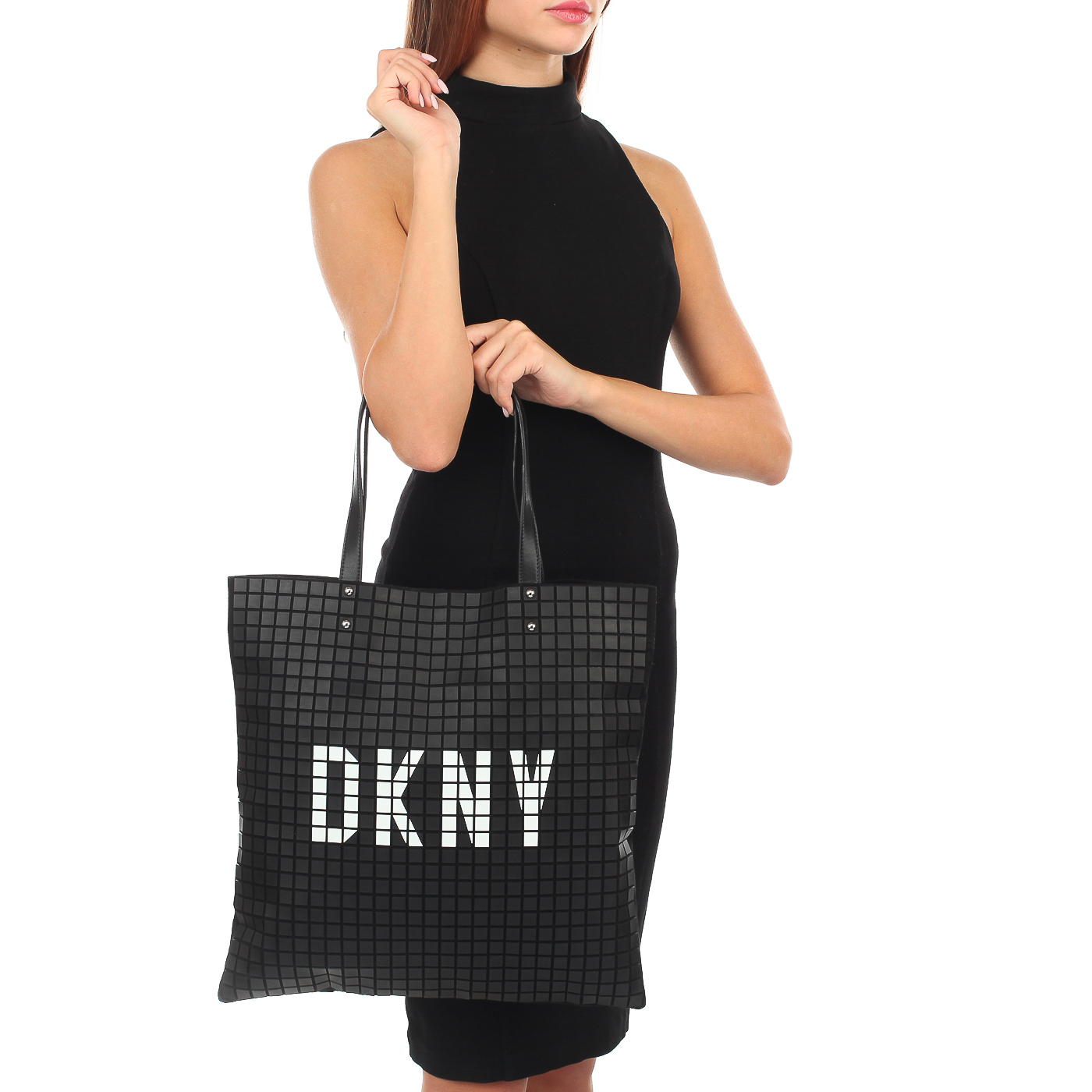 Кожаная сумка с длинными ручками DKNY St. Marks