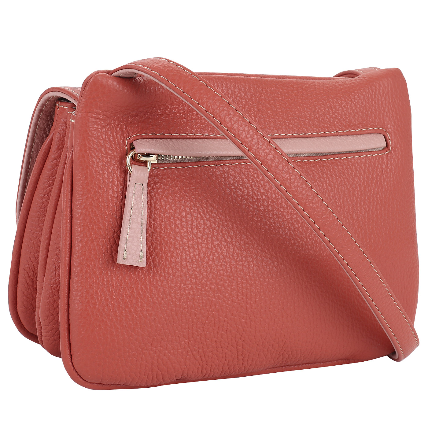 Кожаная сумка через плечо Bruno Rossi 