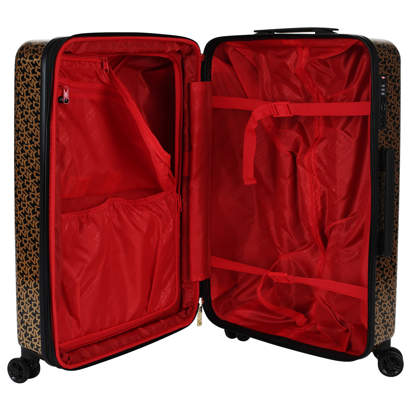 Чемодан средний M из ABS-пластика с кодовым замком DKNY DKNY-069 Vintage Signature Hardside