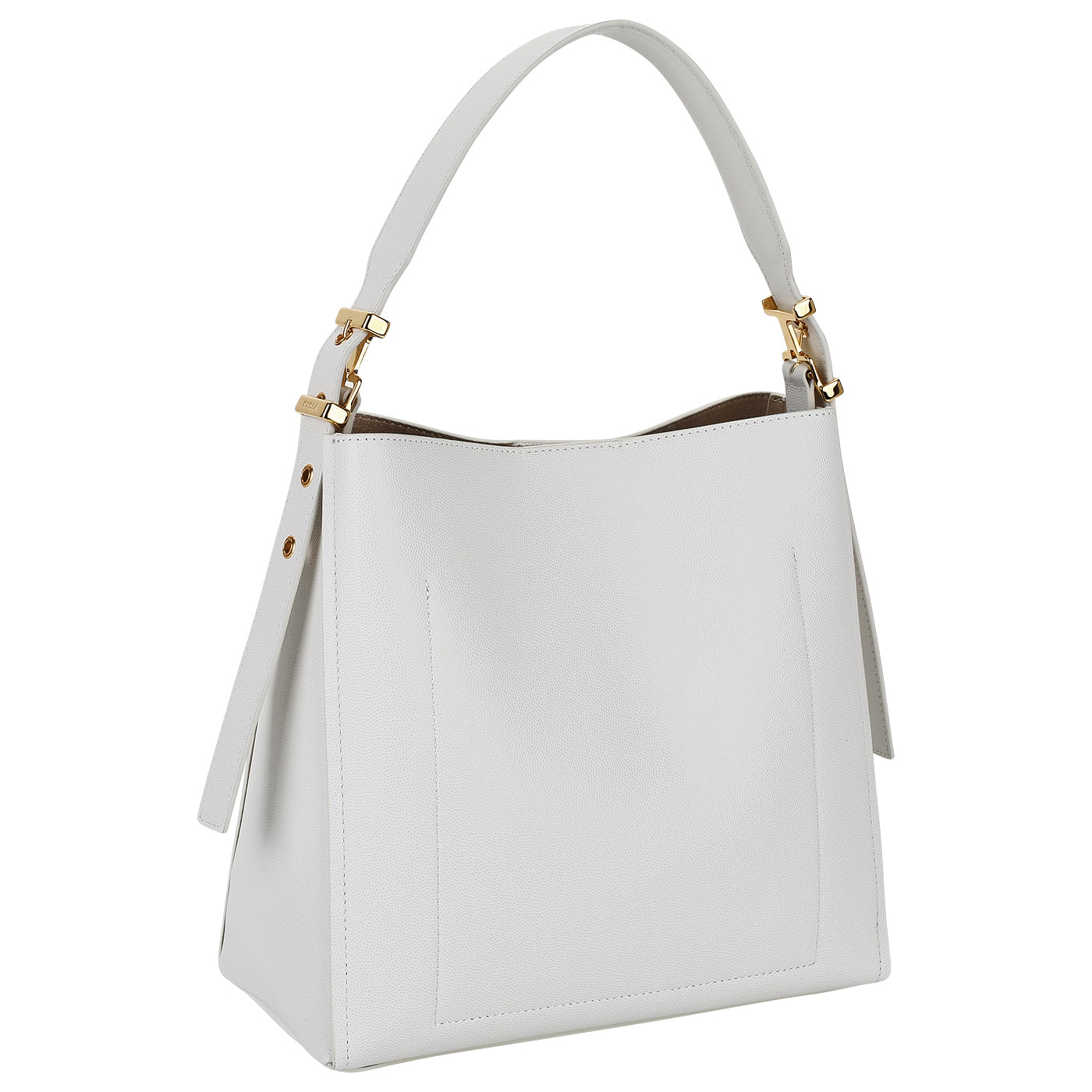 Белая кожаная сумка Furla Belvedere
