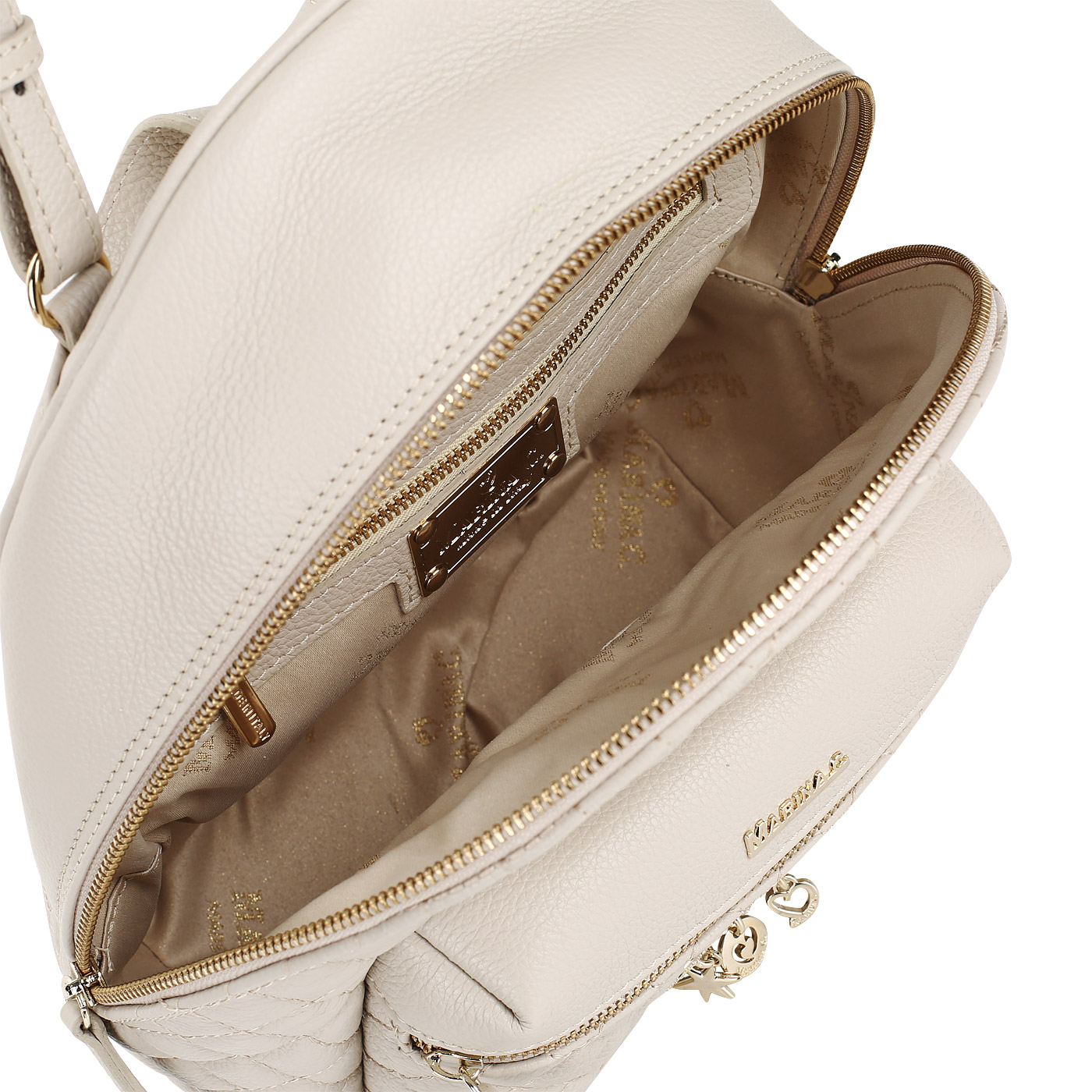 Женский стеганый рюкзак из кожи Marina Creazioni 
