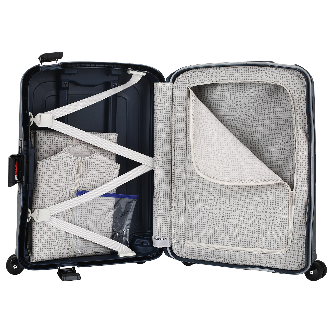 Чемодан для ручной клади из полипропилена Samsonite S’Cure DLX